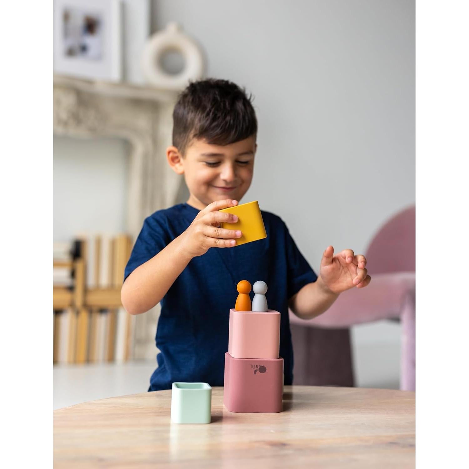 Tazas Apilables de Silicona Lytl - Juguete Educativo para Niños