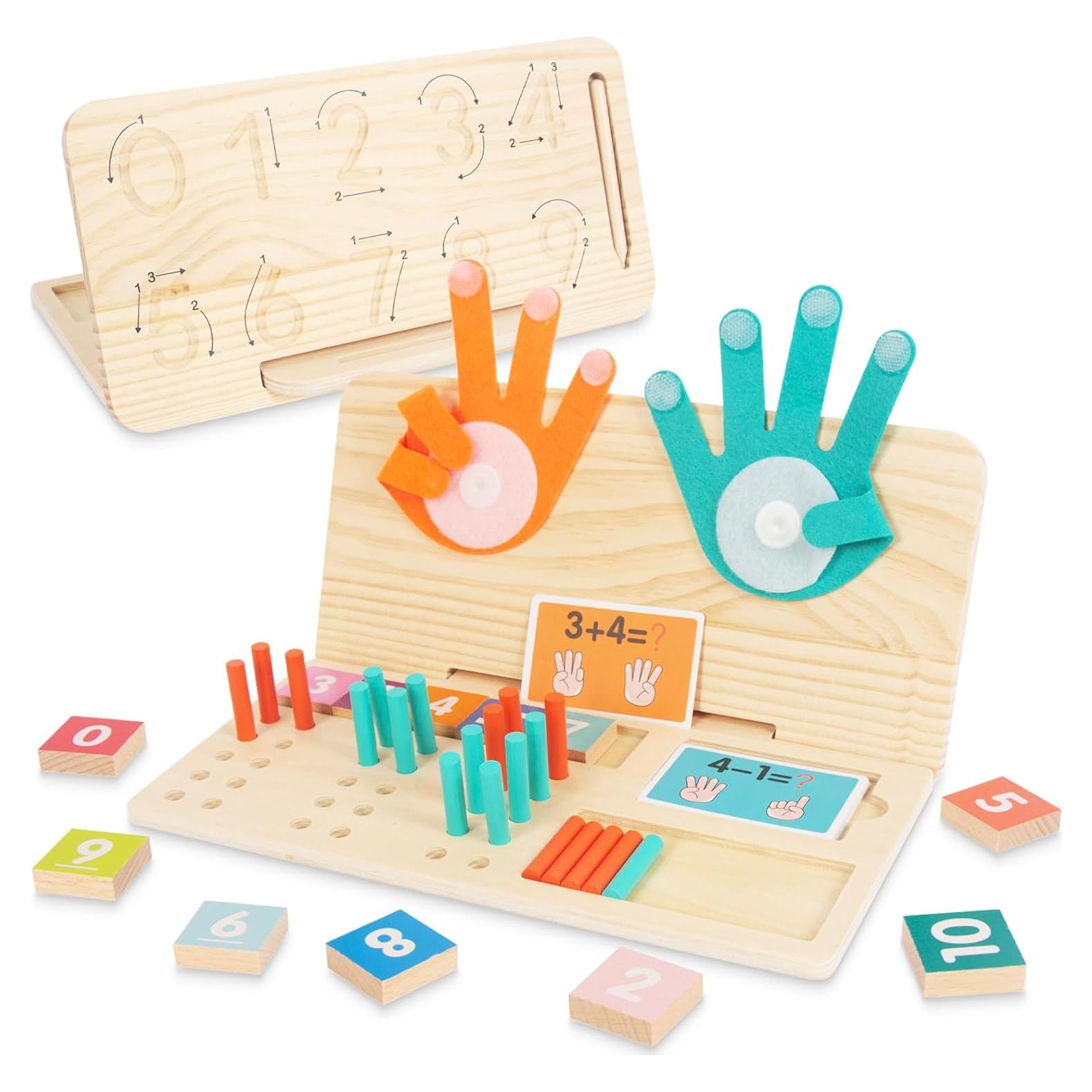 Juguete de Aprendizaje Montessori WOODENFUN 55039-LC Matemáticas