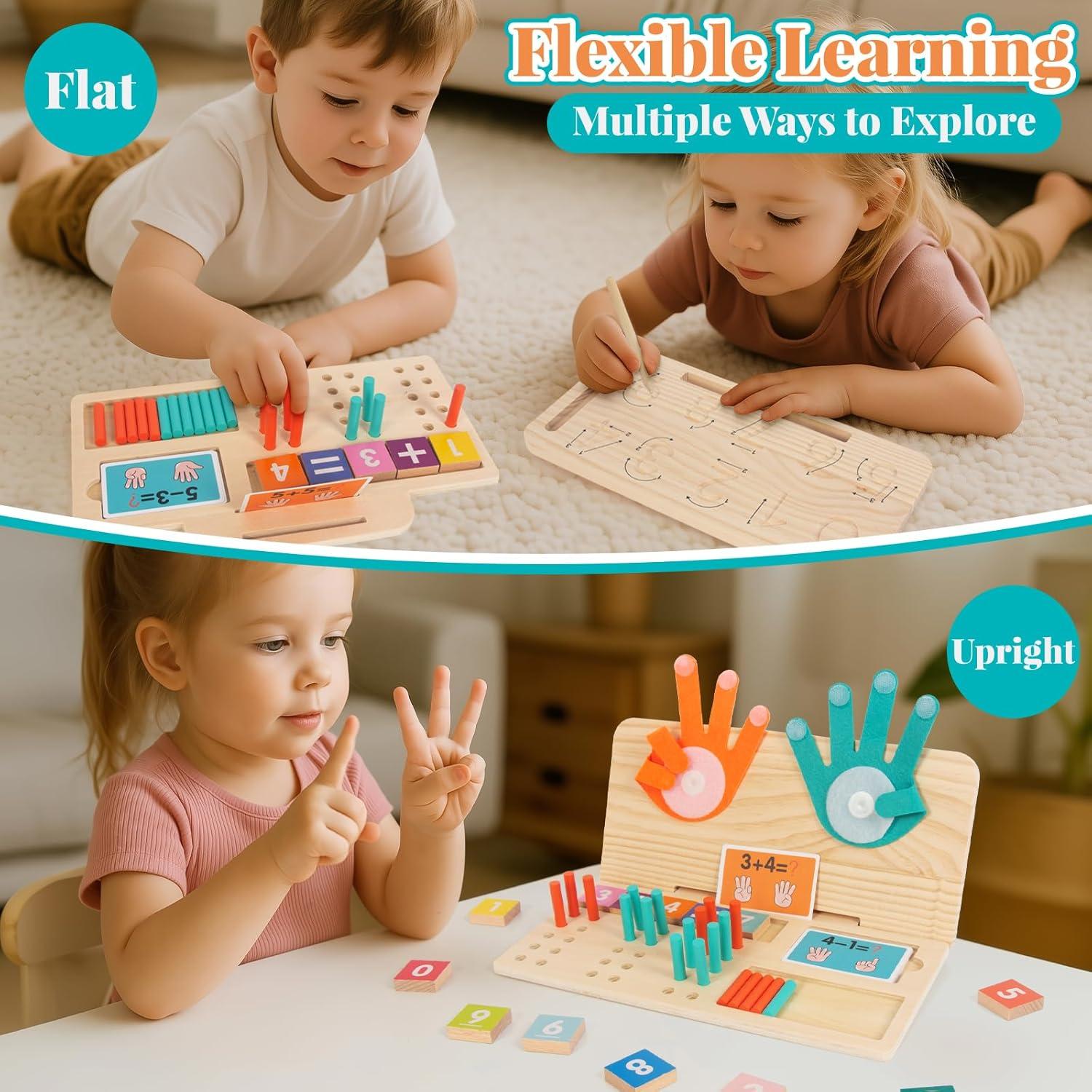 Juguete de Aprendizaje Montessori WOODENFUN 55039-LC Matemáticas