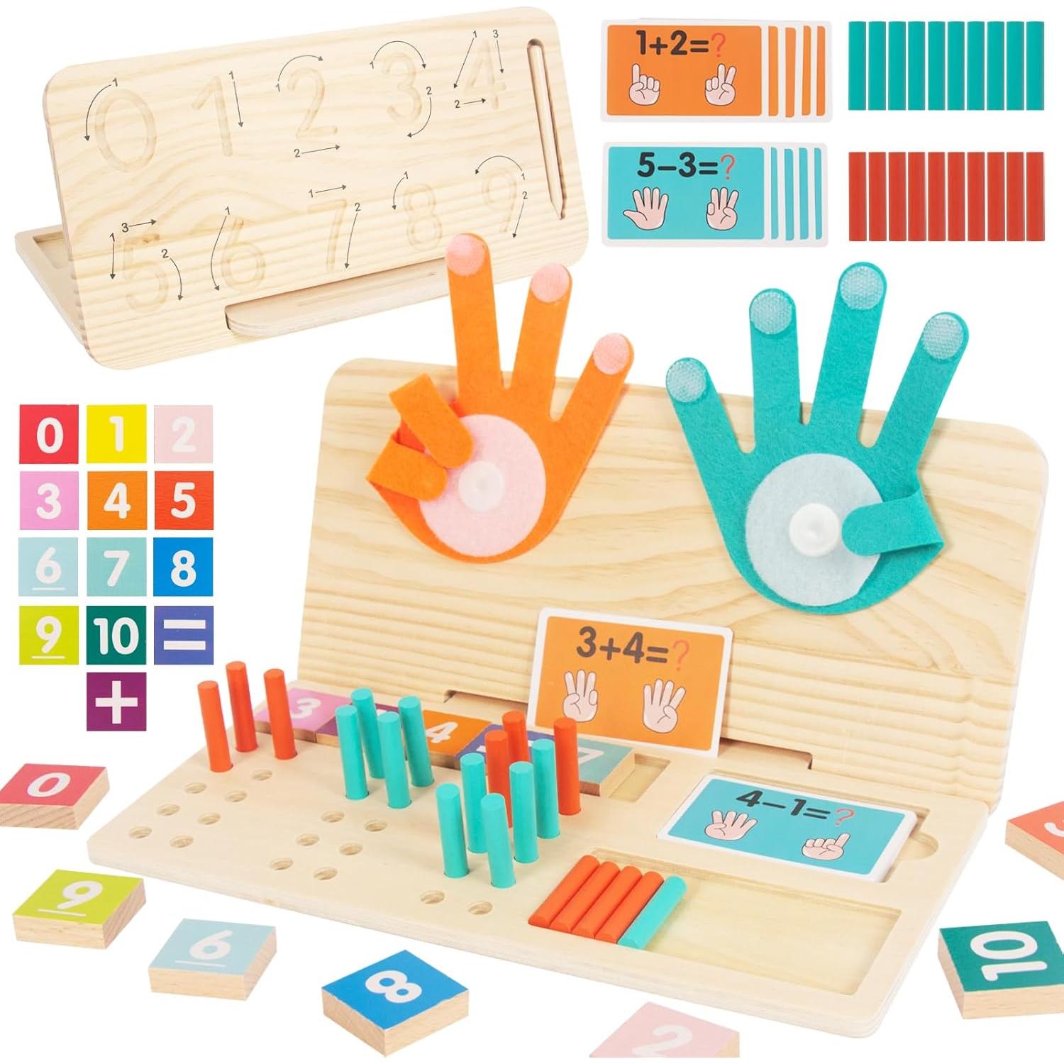 Juguete de Aprendizaje Montessori WOODENFUN 55039-LC Matemáticas