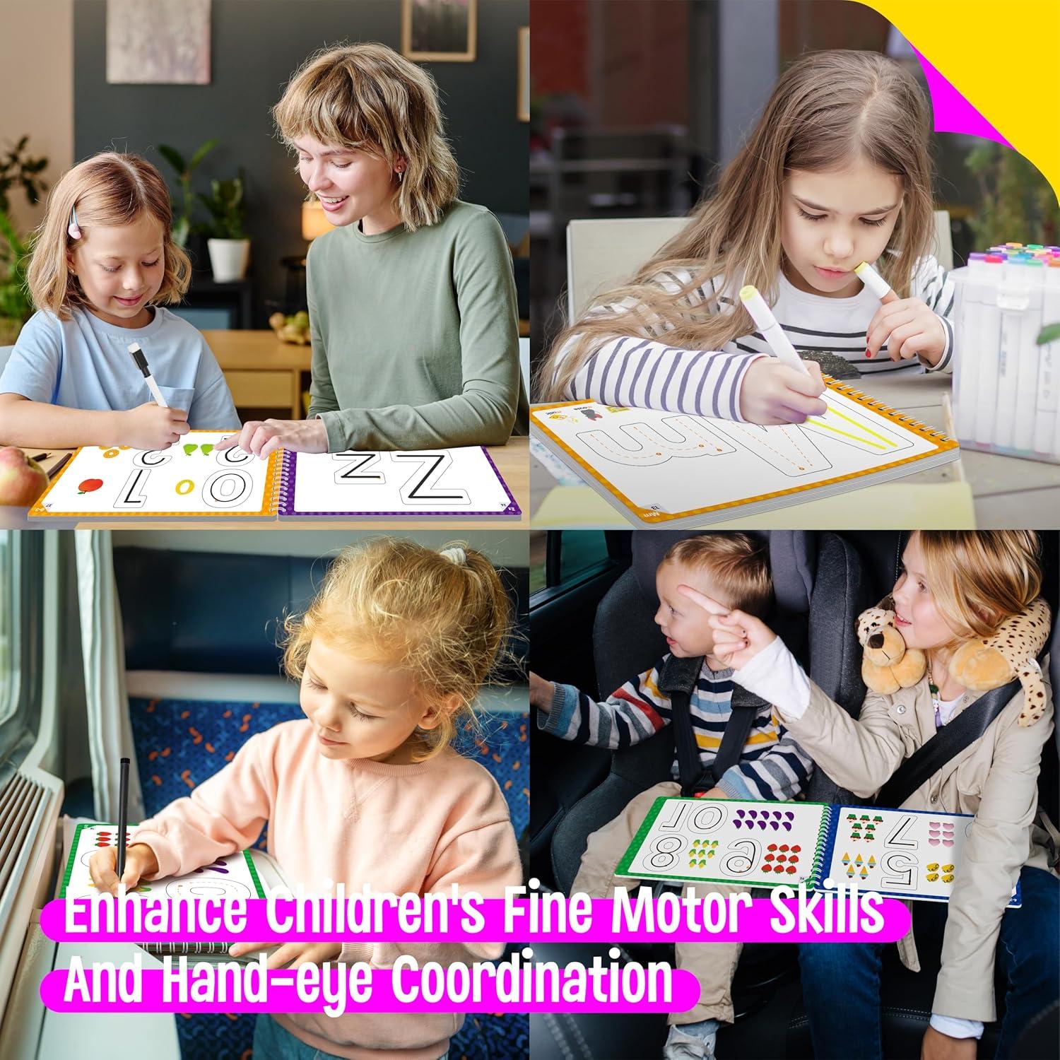 Cuaderno de Trazado de Letras y Números SpriteGru 30 Páginas