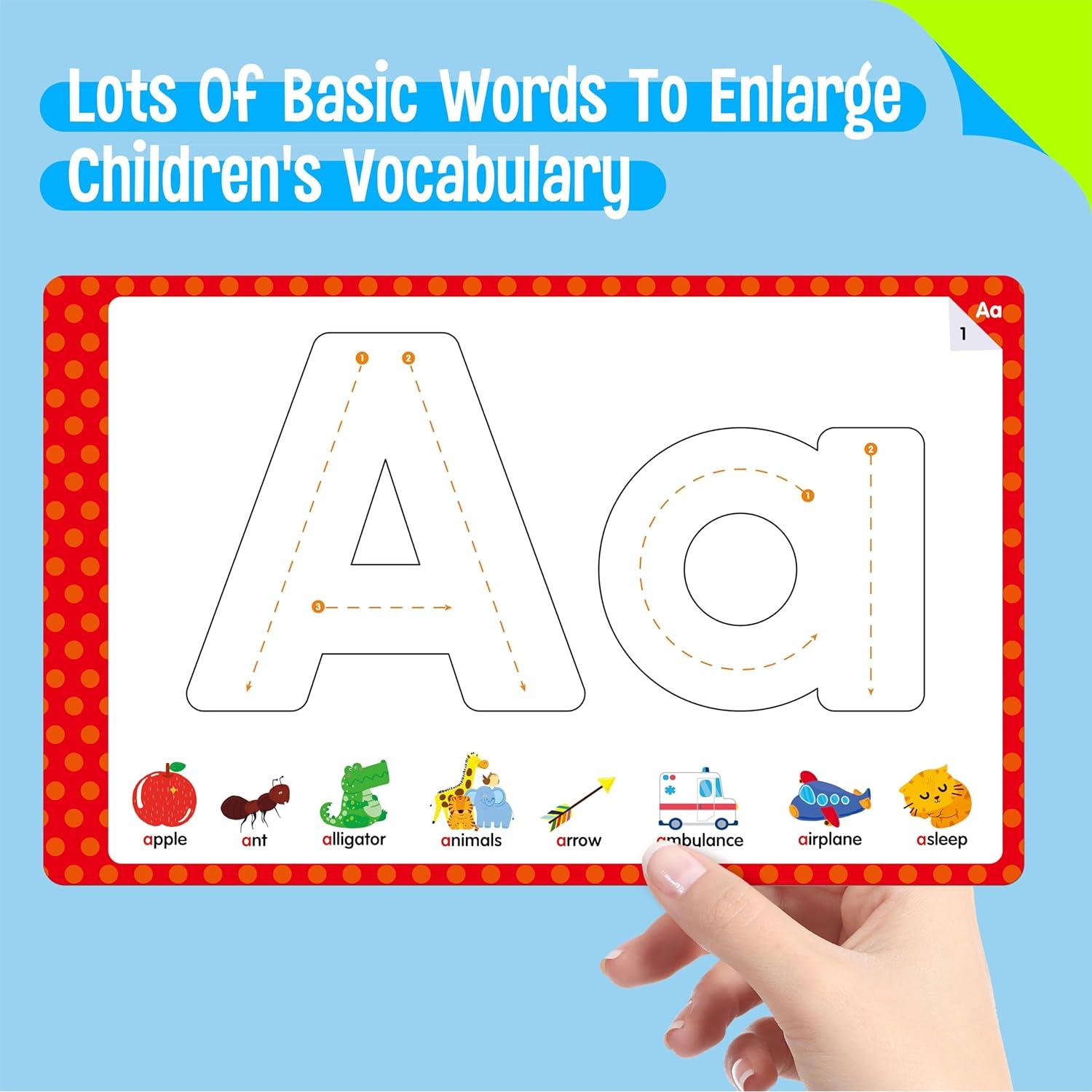 Cuaderno de Trazado de Letras y Números SpriteGru 30 Páginas