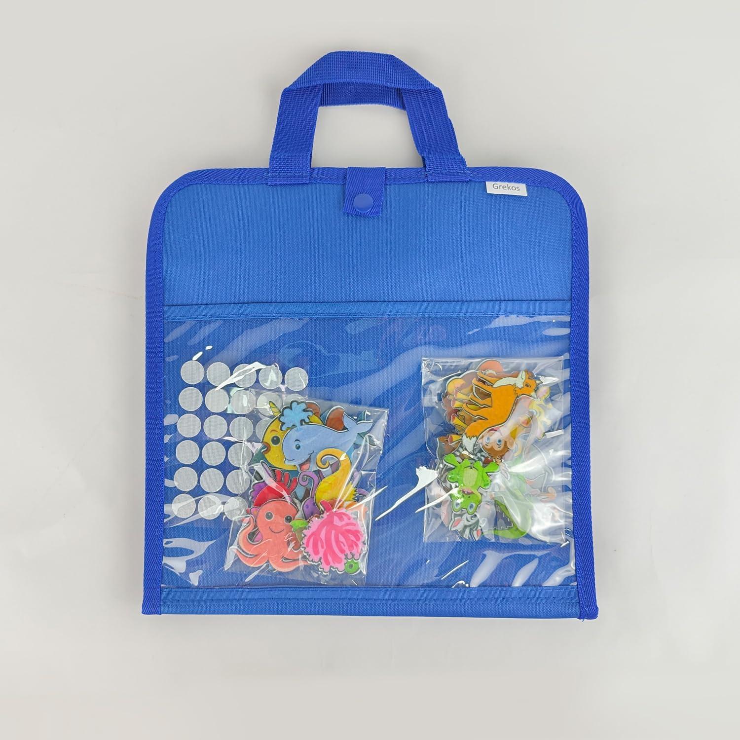 Tablero de Fieltro Montessori Grekos con 33 Tarjetas para Niños 3+