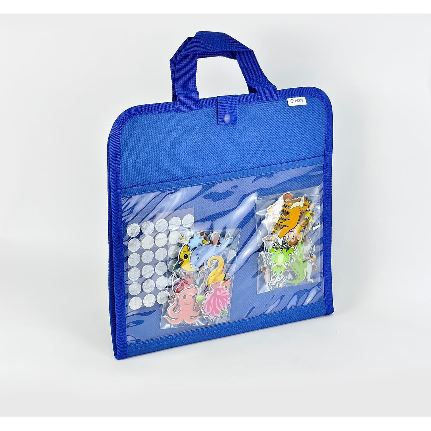 Tablero de Fieltro Montessori Grekos con 33 Tarjetas para Niños 3+