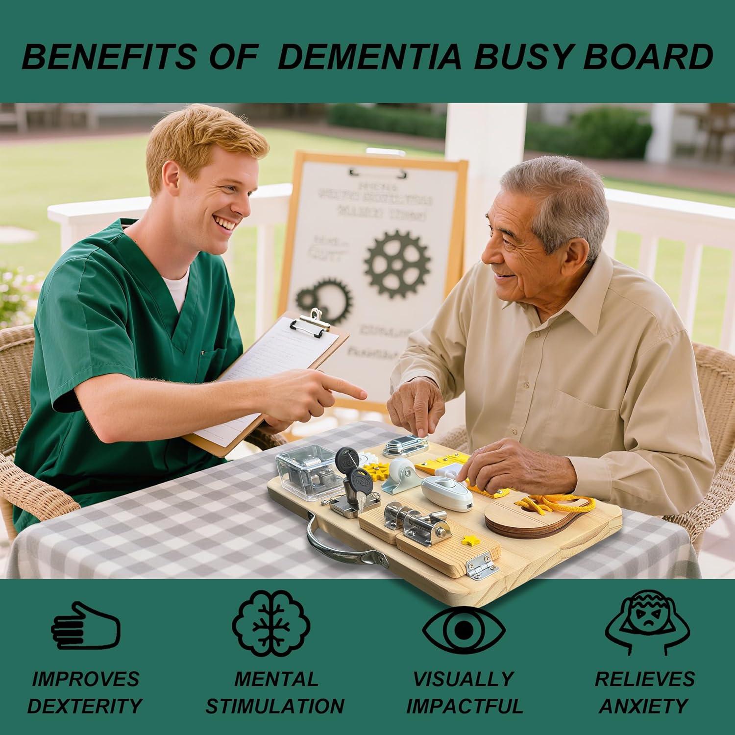 Tablero Sensorial KriToy para Demencia y Alzheimer 0.88kg