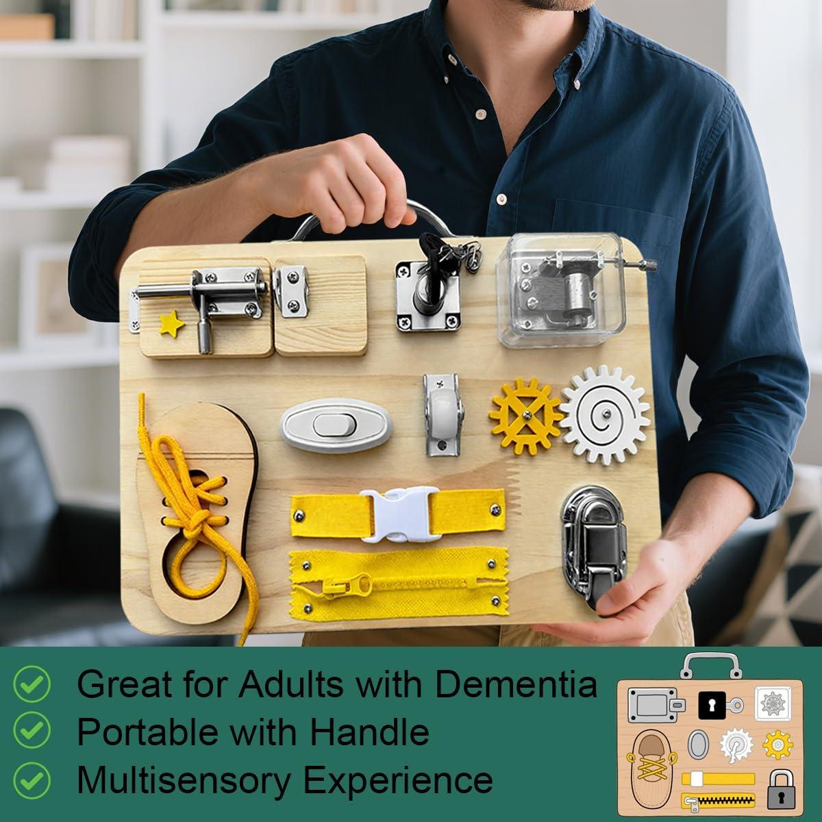 Tablero Sensorial KriToy para Demencia y Alzheimer 0.88kg