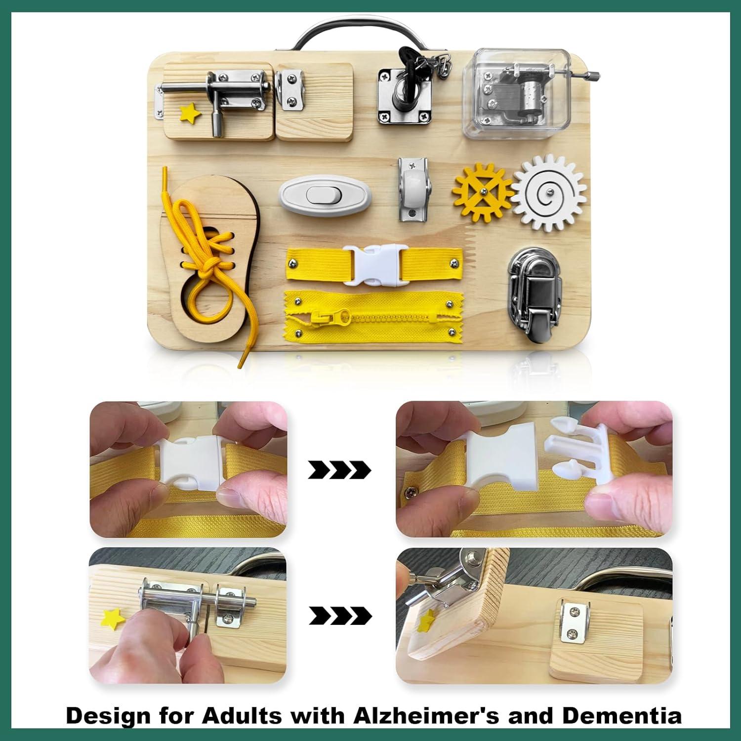 Tablero Sensorial KriToy para Demencia y Alzheimer 0.88kg