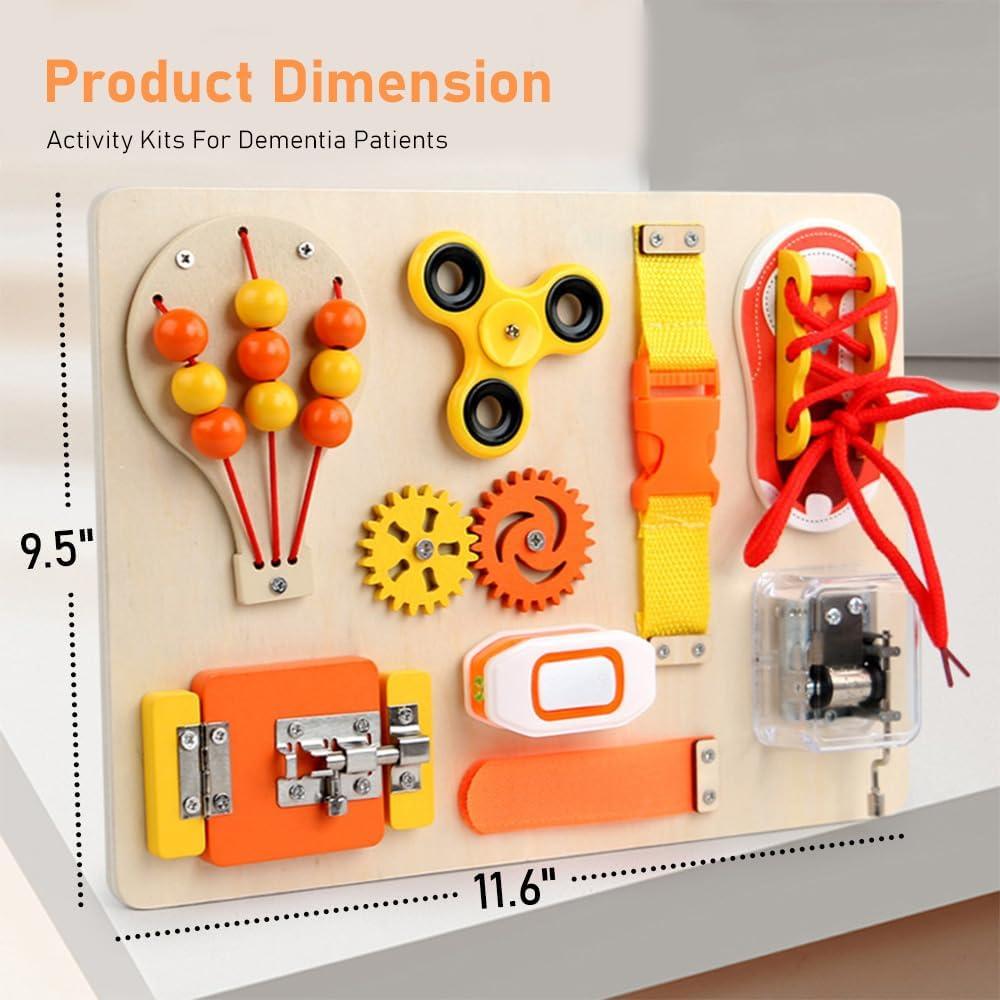 Tablero Ocupado Fidget Mibcocny para Ancianos 29.5x24.1cm