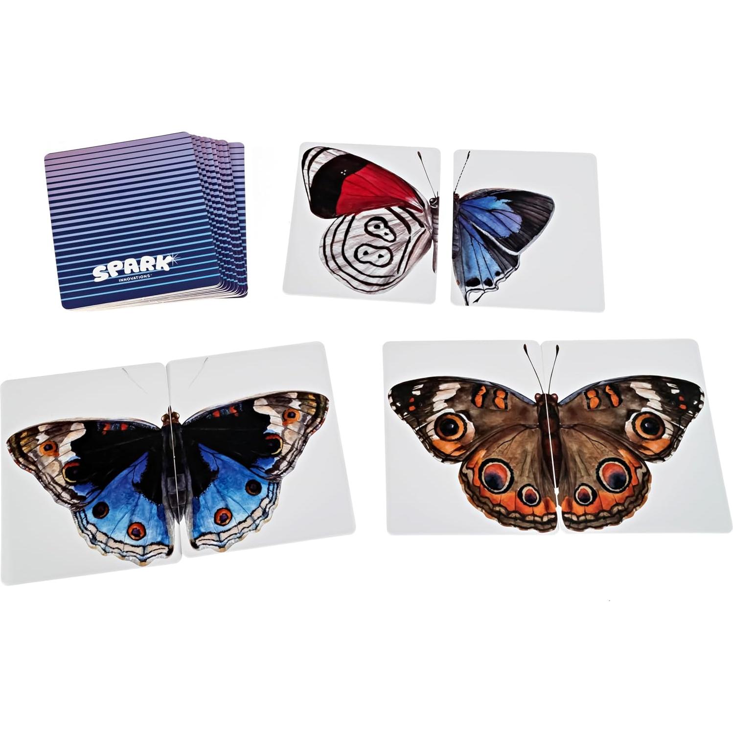 Juego de Memoria Montessori Mariposa Spark Innovations - 24 Tarjetas