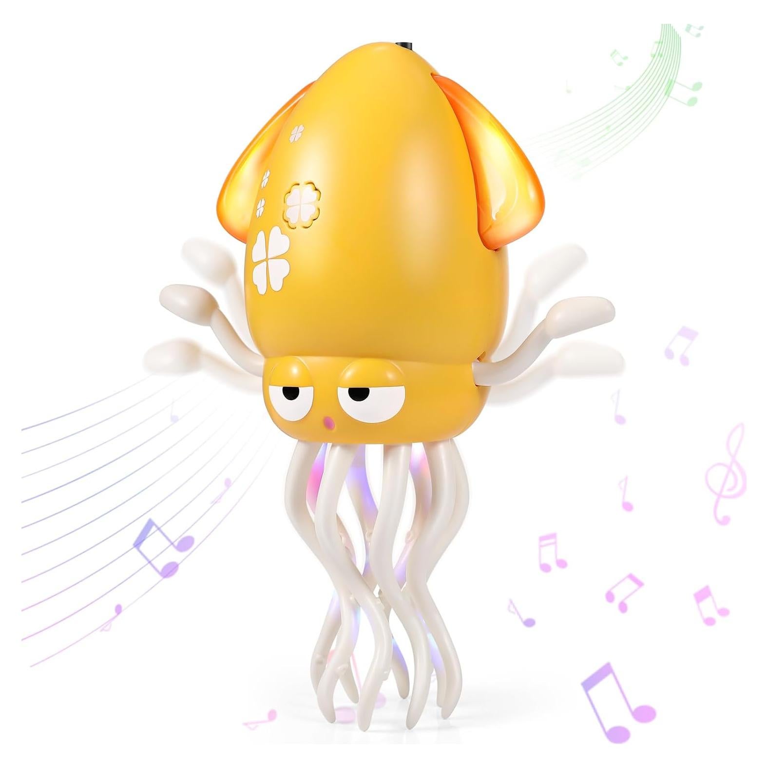 Juguete de Pulpo Bailarín YHYAQYHYAX Naranja Recargable