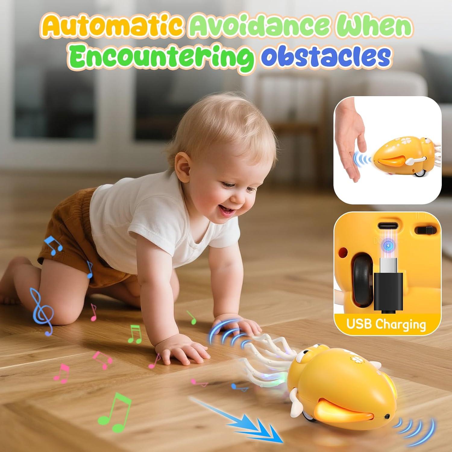 Juguete de Pulpo Bailarín YHYAQYHYAX Naranja Recargable