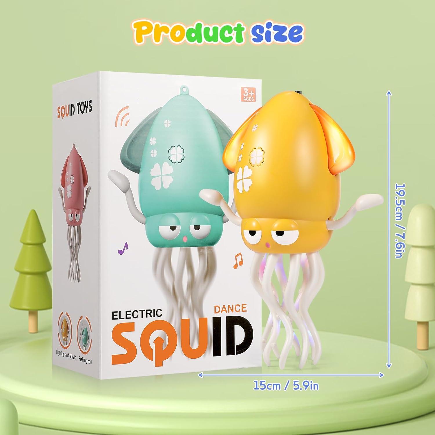 Juguete de Pulpo Bailarín YHYAQYHYAX Naranja Recargable