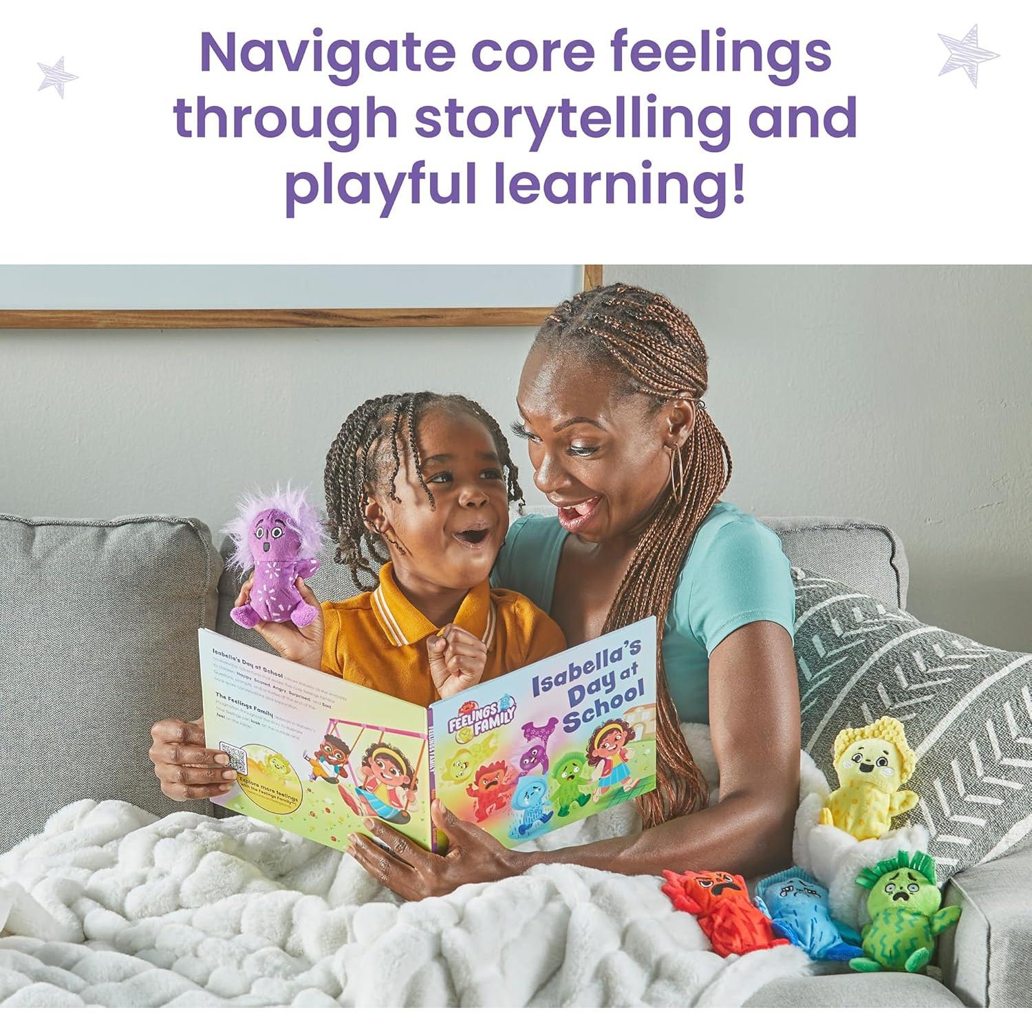 Set de Peluches y Libro de Emociones hand2mind 36 Páginas