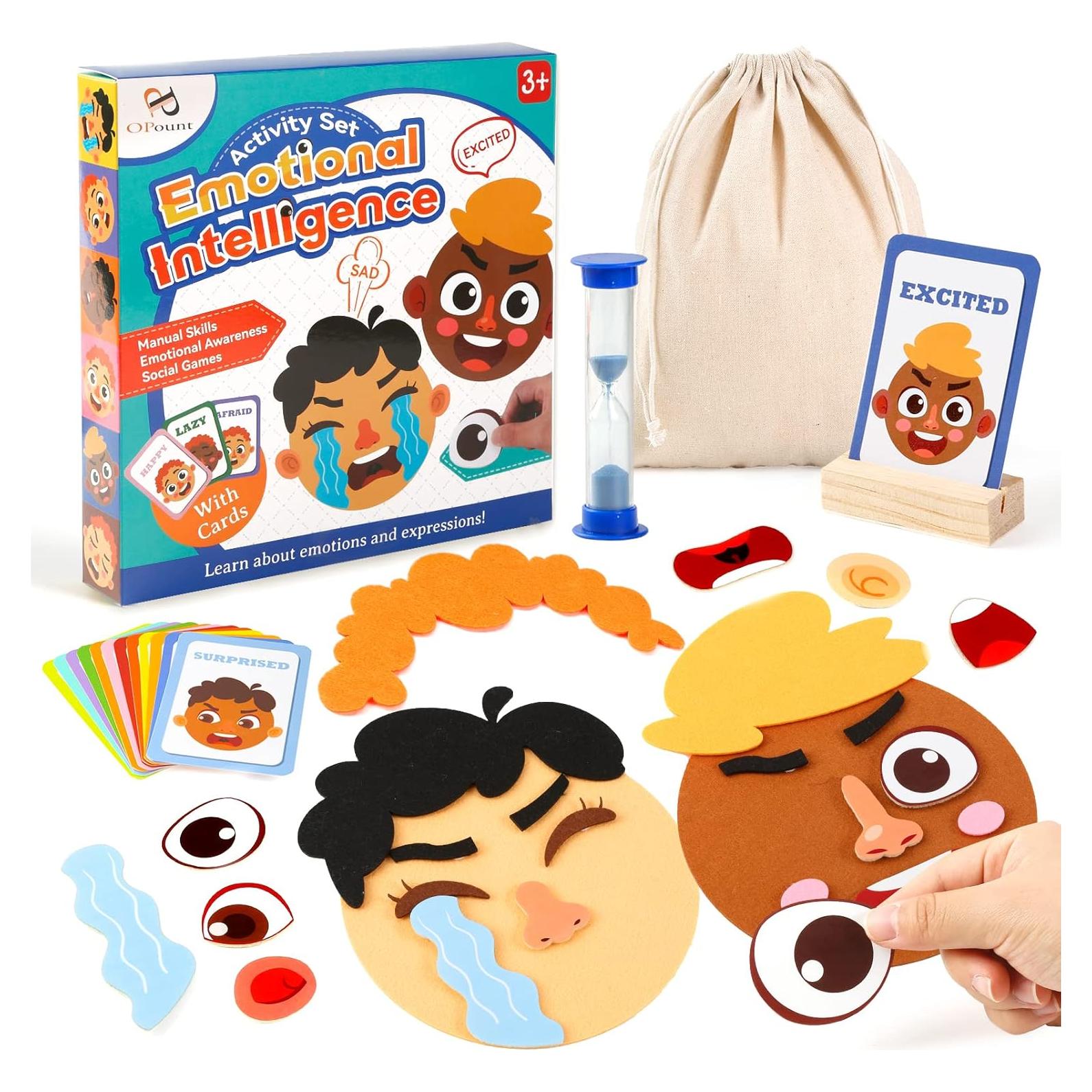 Juego de Aprendizaje Emocional PP OPOUNT con 28 Expresiones