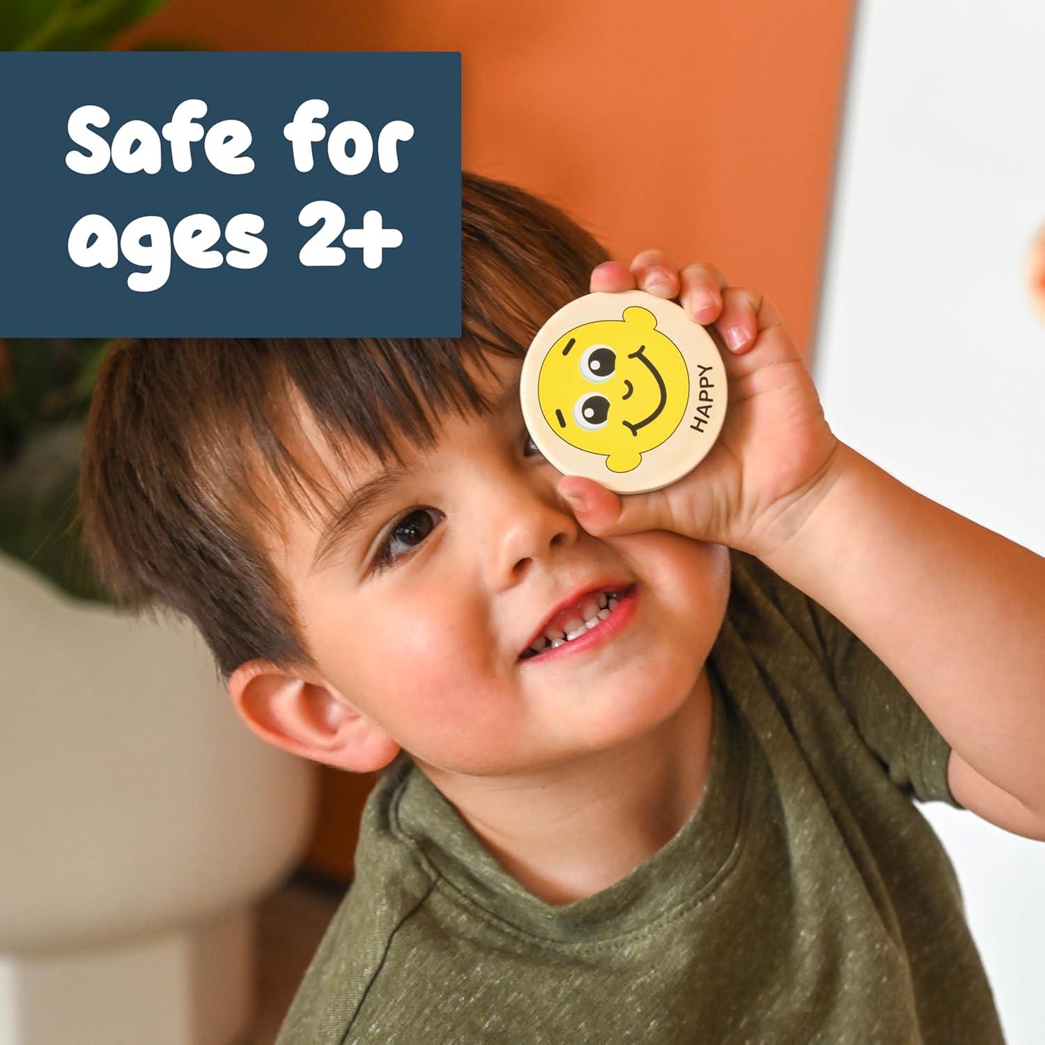 Imanes de Madera SPARK & WOW - 20 Emociones para Niños 2+