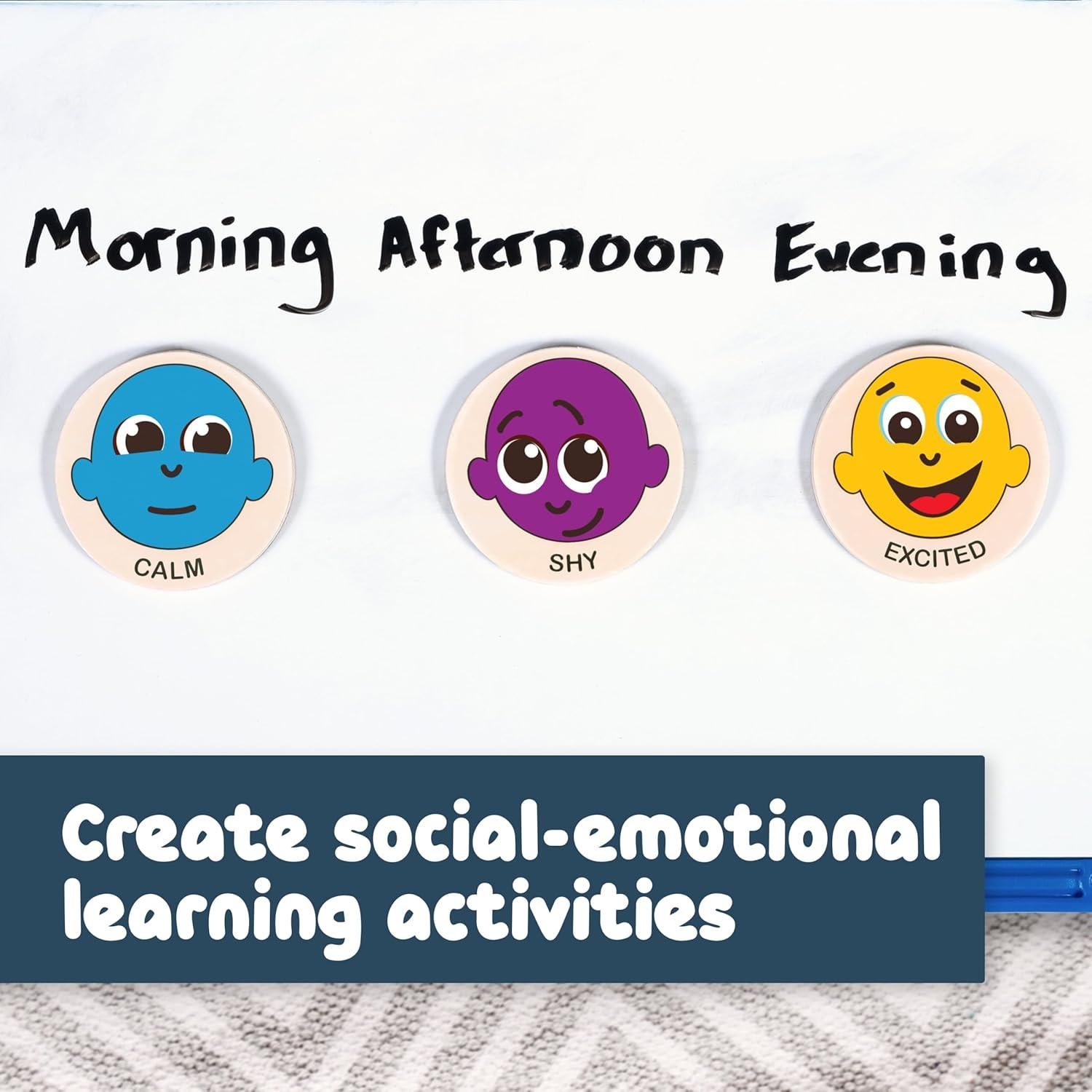 Imanes de Madera SPARK & WOW - 20 Emociones para Niños 2+