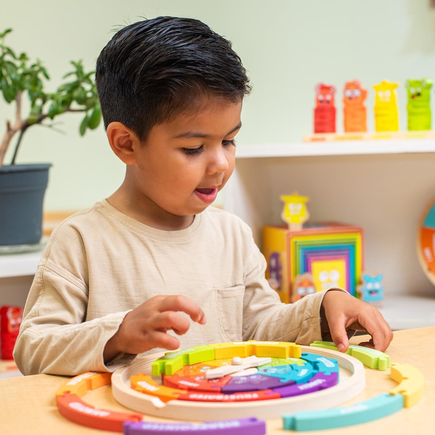 Rompecabezas de Madera Abre La Alegría EMOWHEEL 20 Piezas