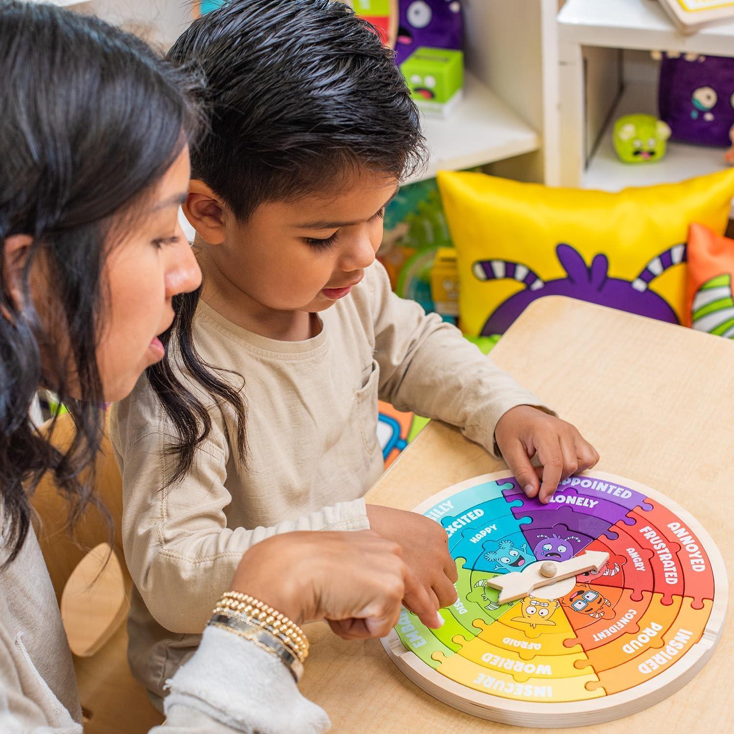 Rompecabezas de Madera Abre La Alegría EMOWHEEL 20 Piezas