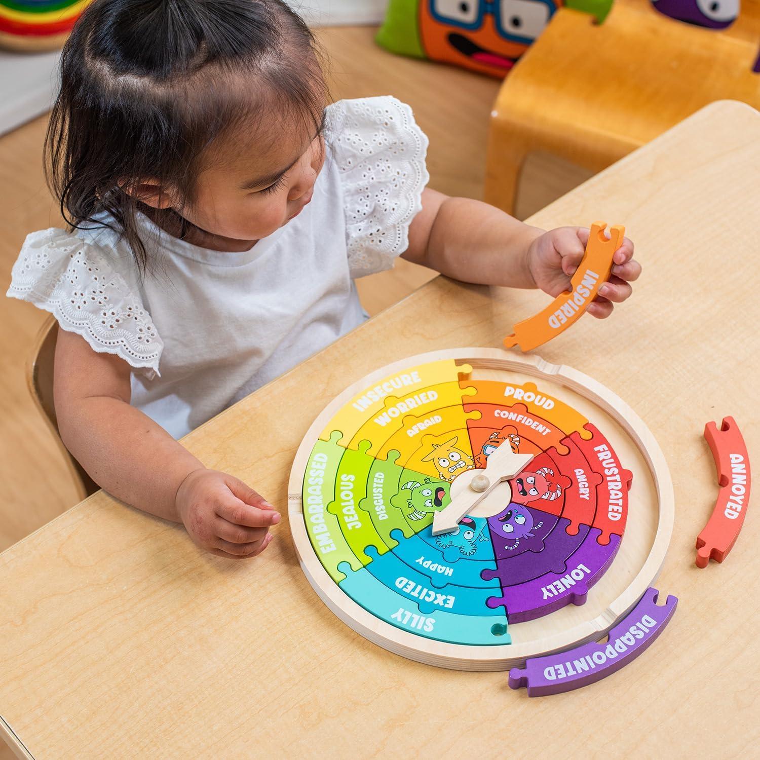 Rompecabezas de Madera Abre La Alegría EMOWHEEL 20 Piezas