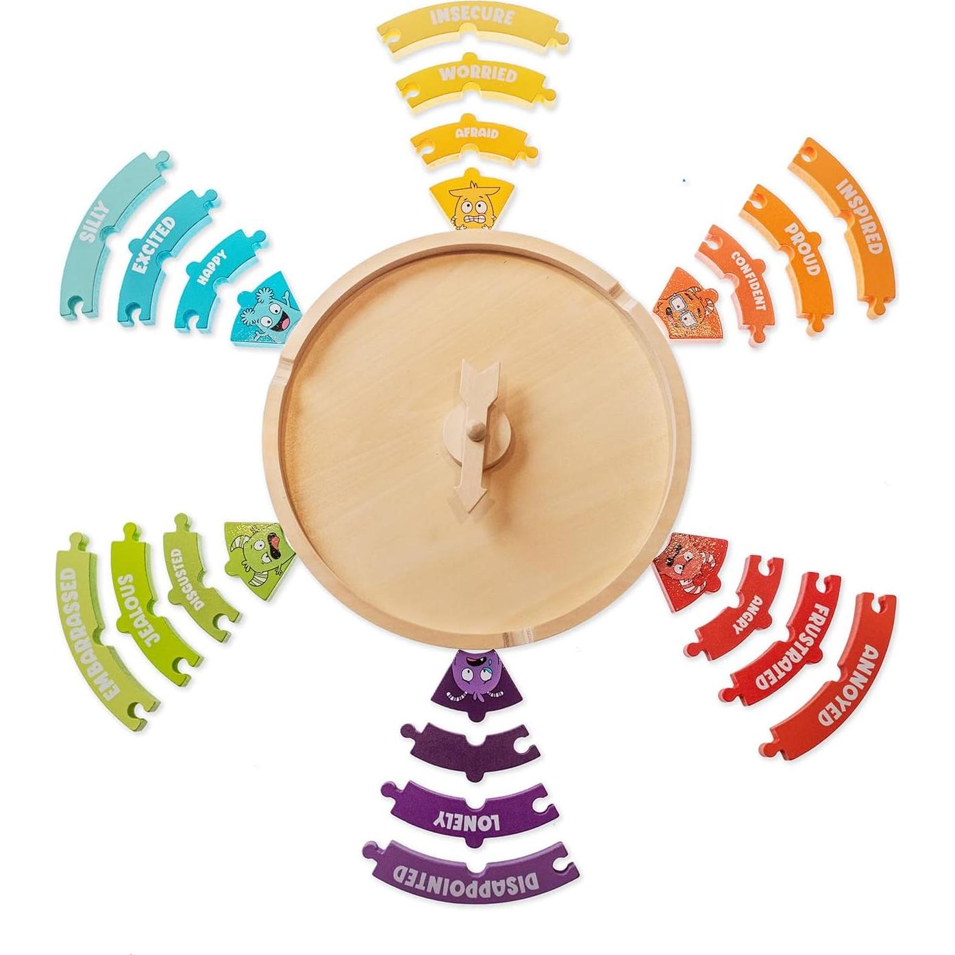 Rompecabezas de Madera Abre La Alegría EMOWHEEL 20 Piezas