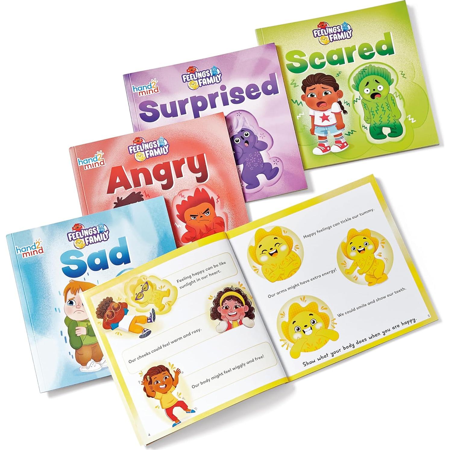 Set de Libros sobre Emociones Familia Feelings - 5 Libros