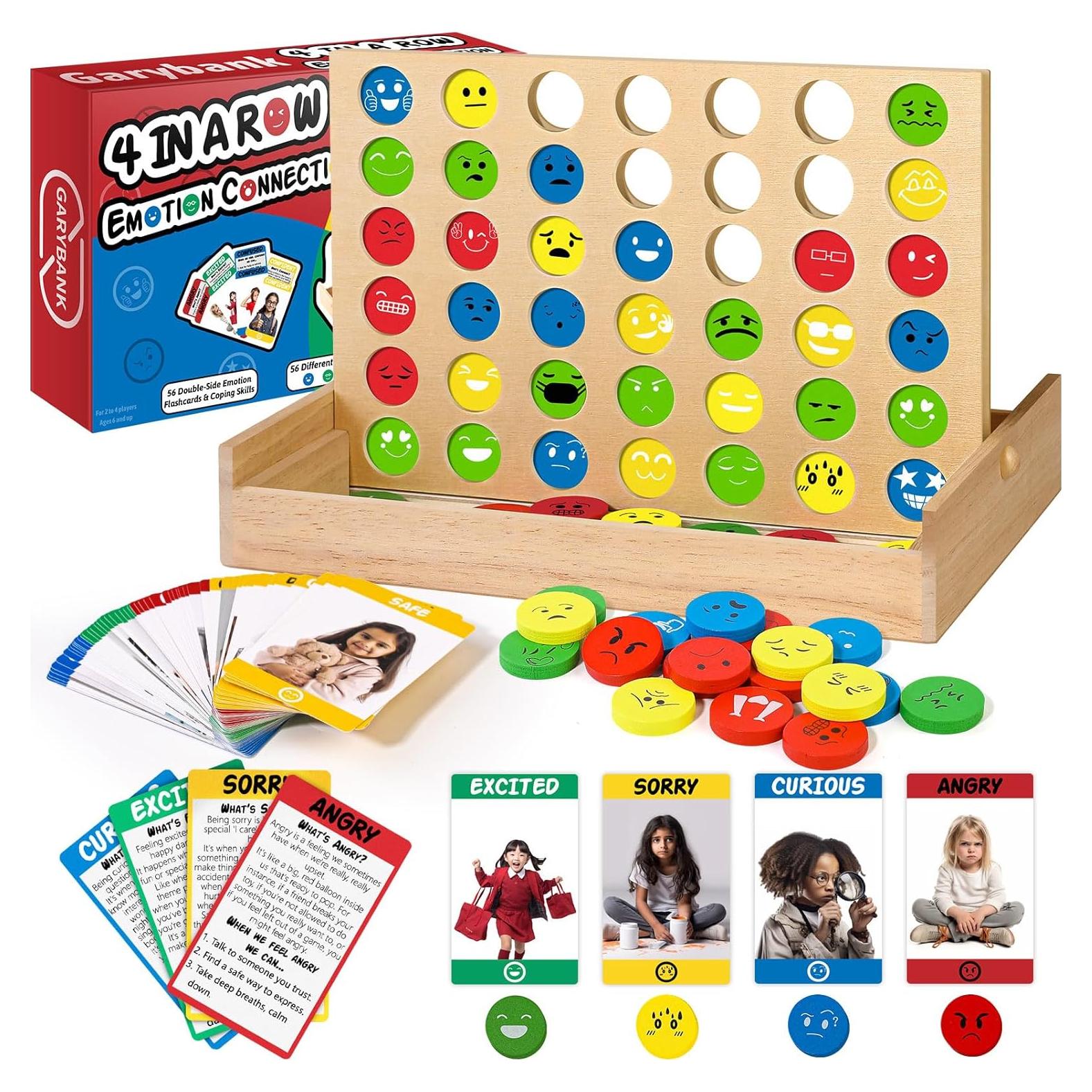 Juego de Aprendizaje Emocional Garybank para Niños - 56 Tarjetas