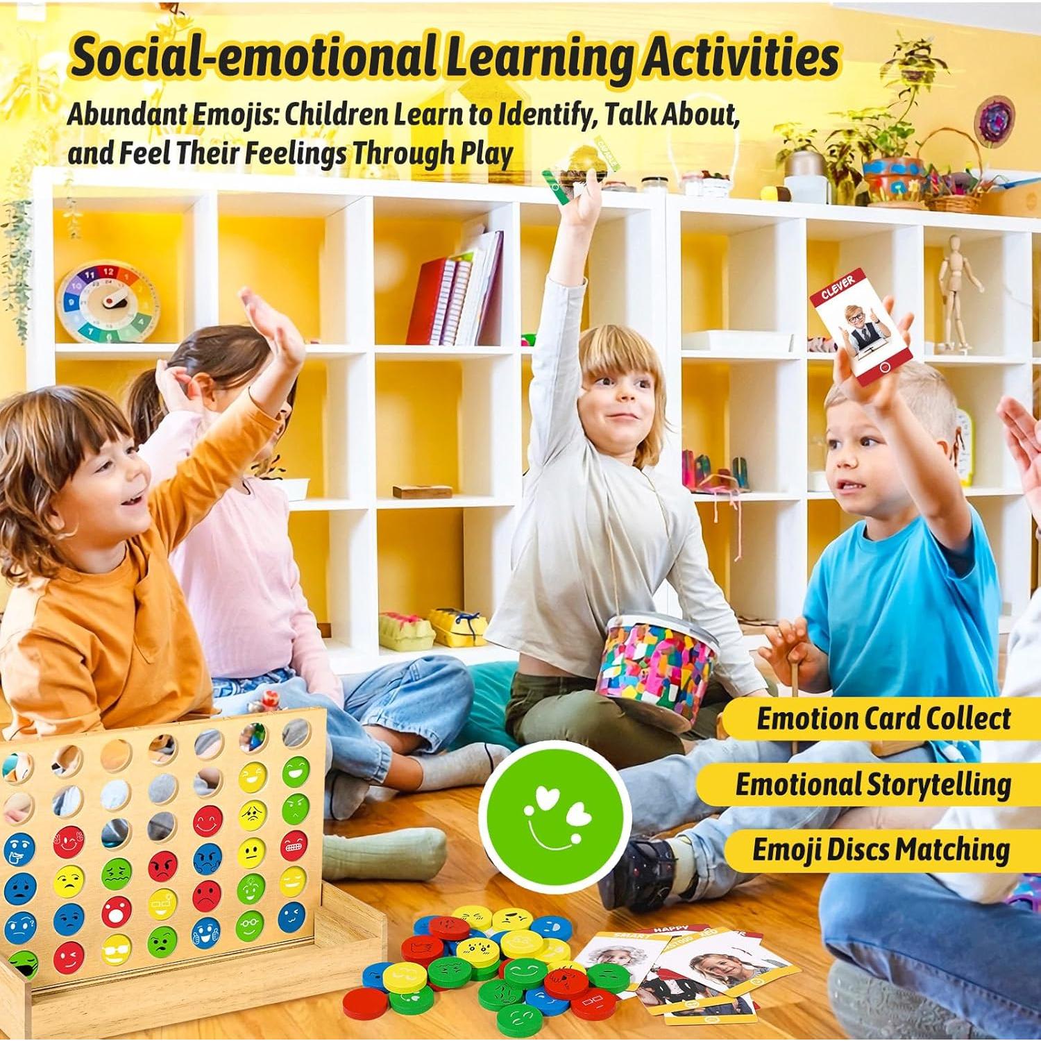 Juego de Aprendizaje Emocional Garybank para Niños - 56 Tarjetas