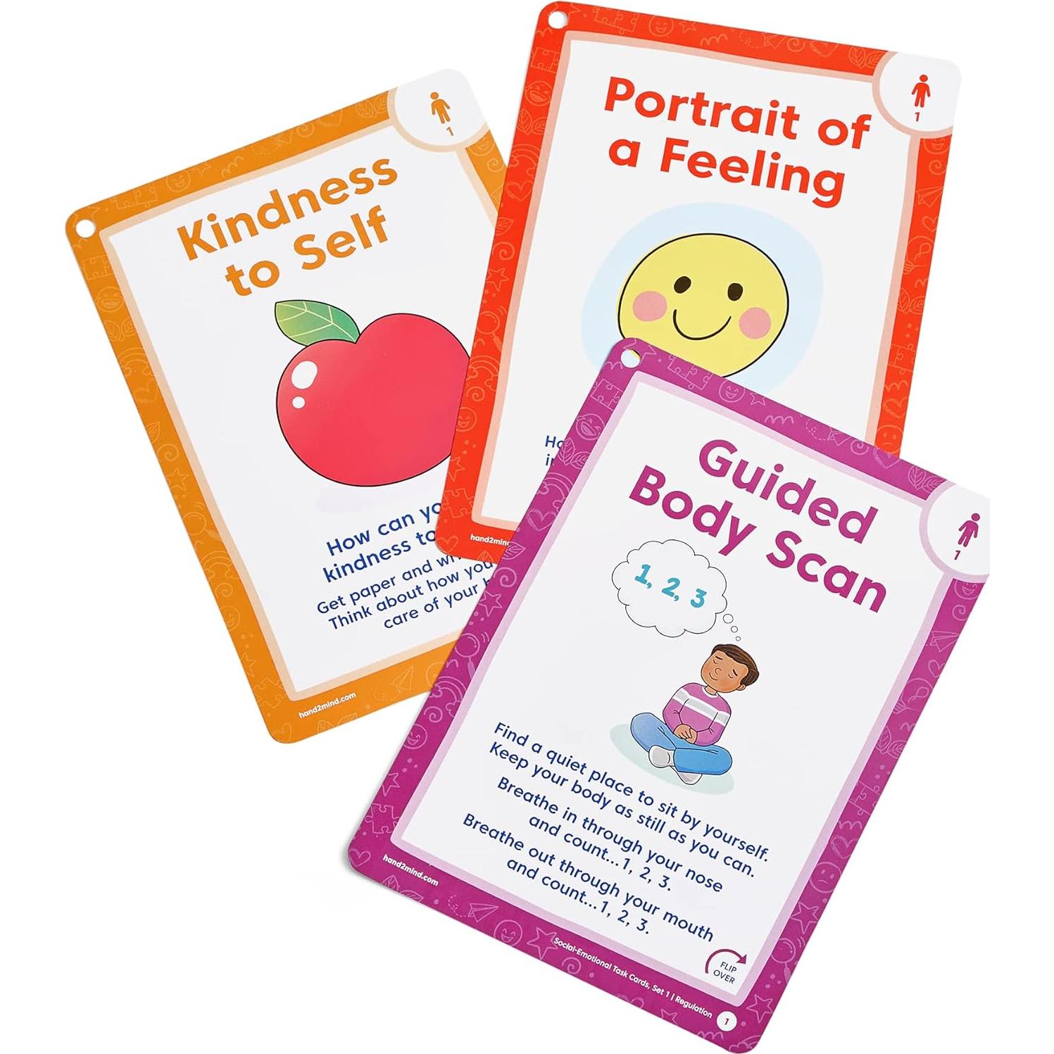 Tarjetas de Tarea Social Emocional hand2mind 64 Piezas 3+ Años
