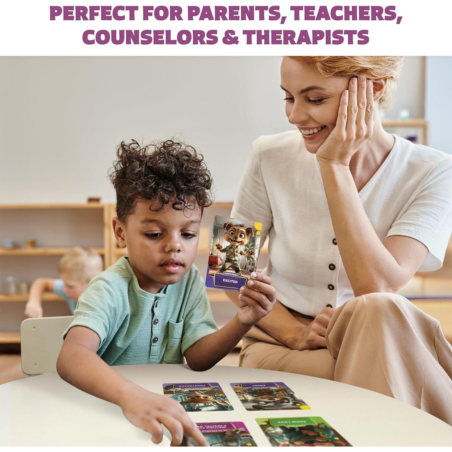 Juego de Cartas Rumble de Emociones Clever Fox - 144 Cartas para Niños 6+