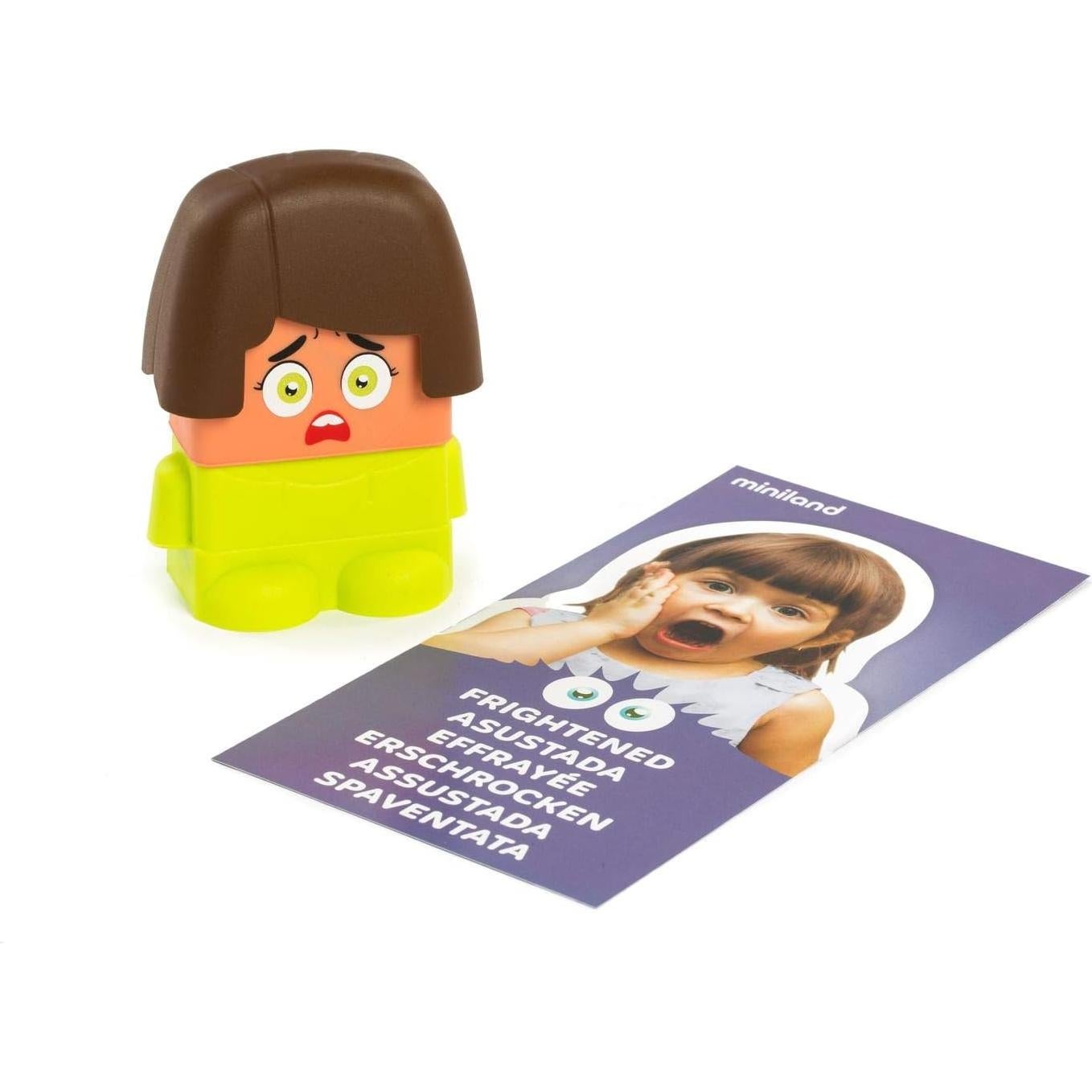 Miniland Emotiblocks Juguete Educativo 2-6 Años 18 Piezas