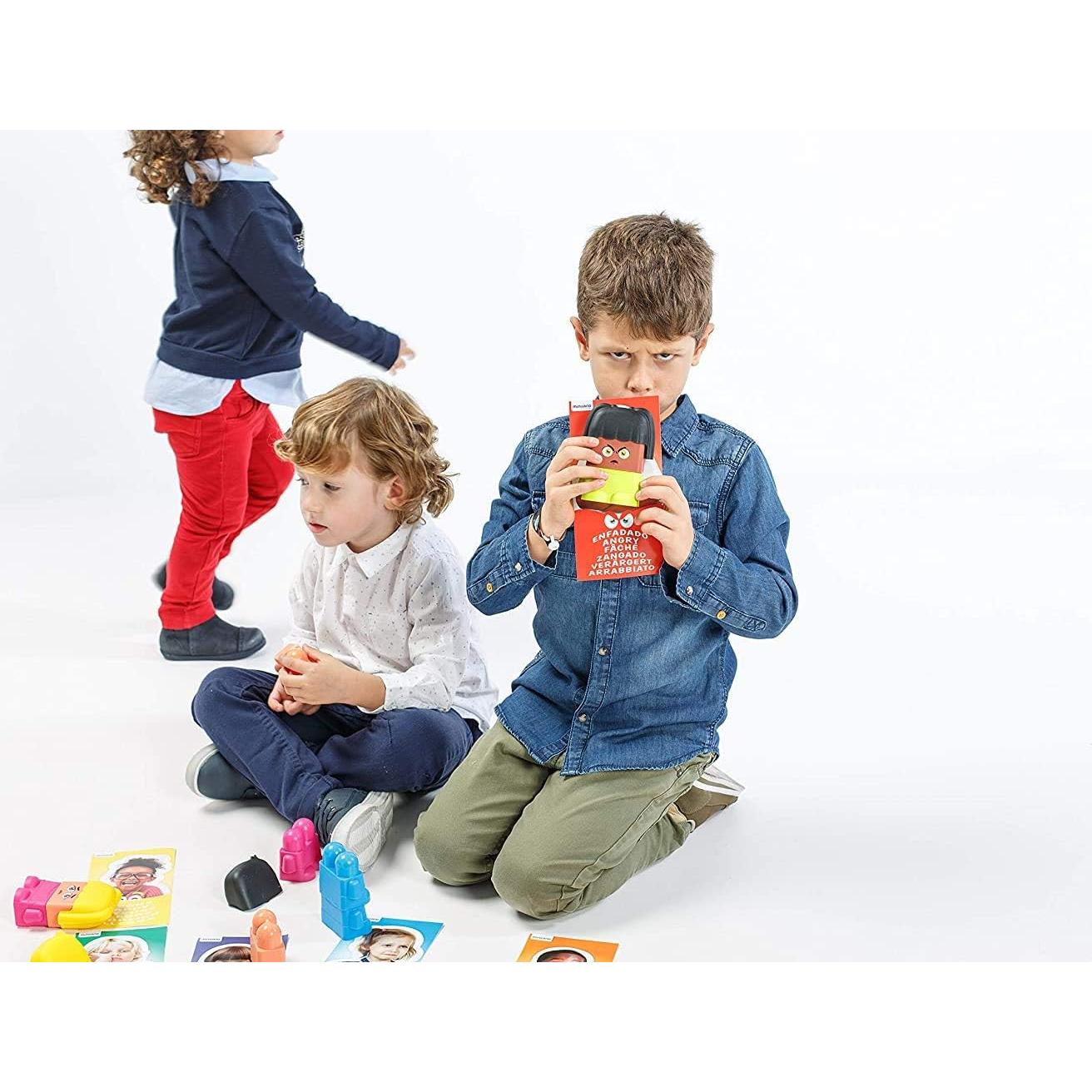 Miniland Emotiblocks Juguete Educativo 2-6 Años 18 Piezas