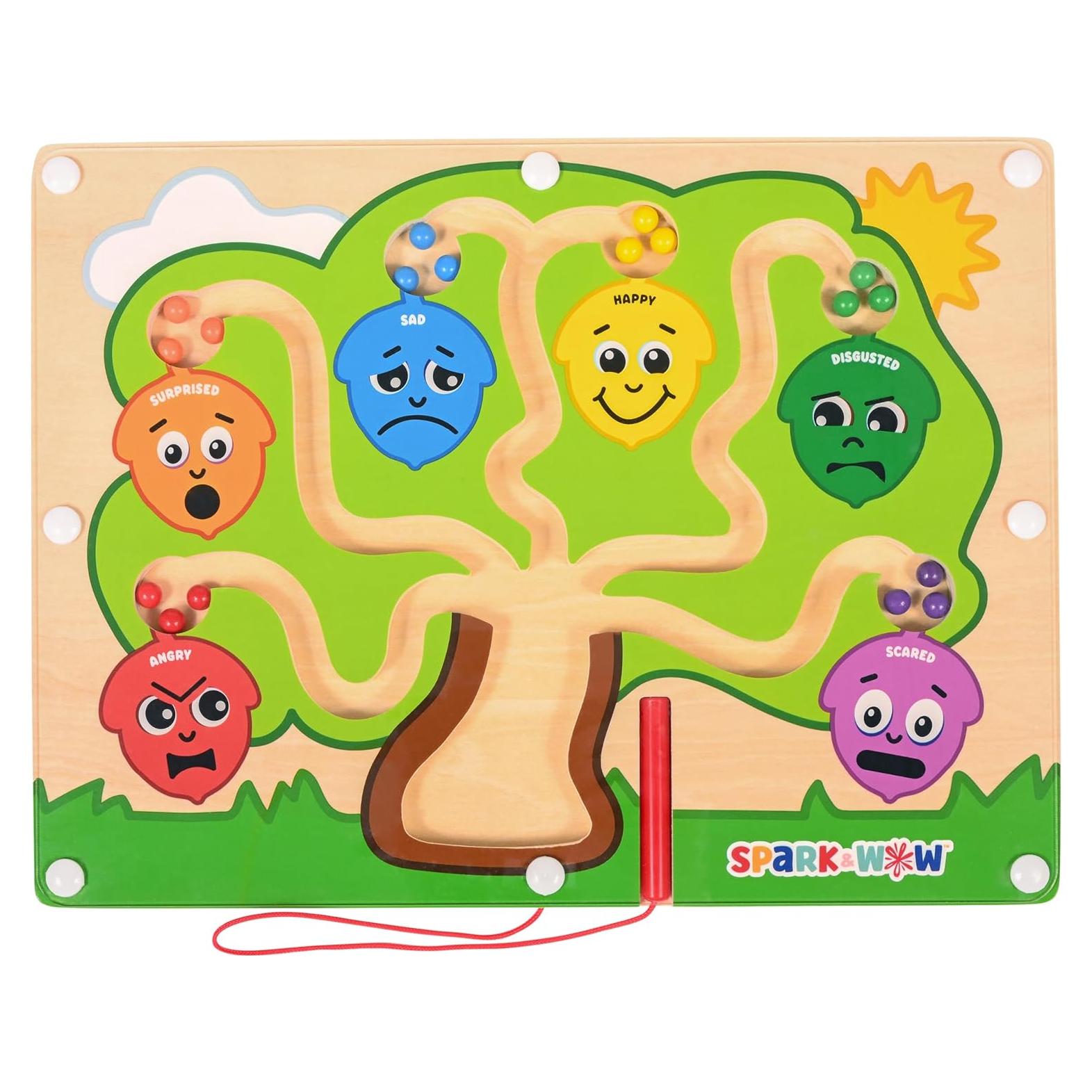 Laberinto Magnético SPARK & WOW | Árbol de Emociones 29.85x22.35cm