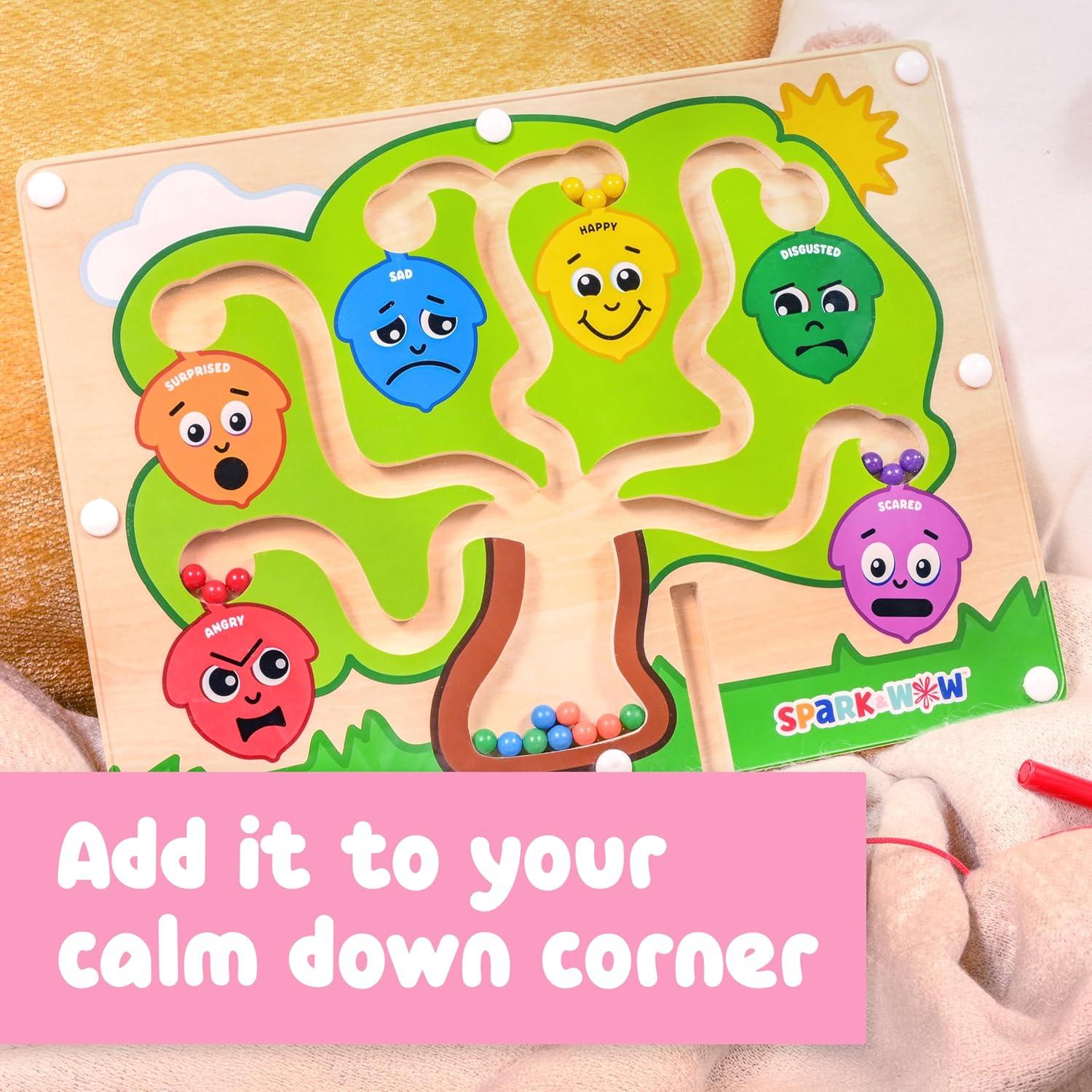 Laberinto Magnético SPARK & WOW | Árbol de Emociones 29.85x22.35cm