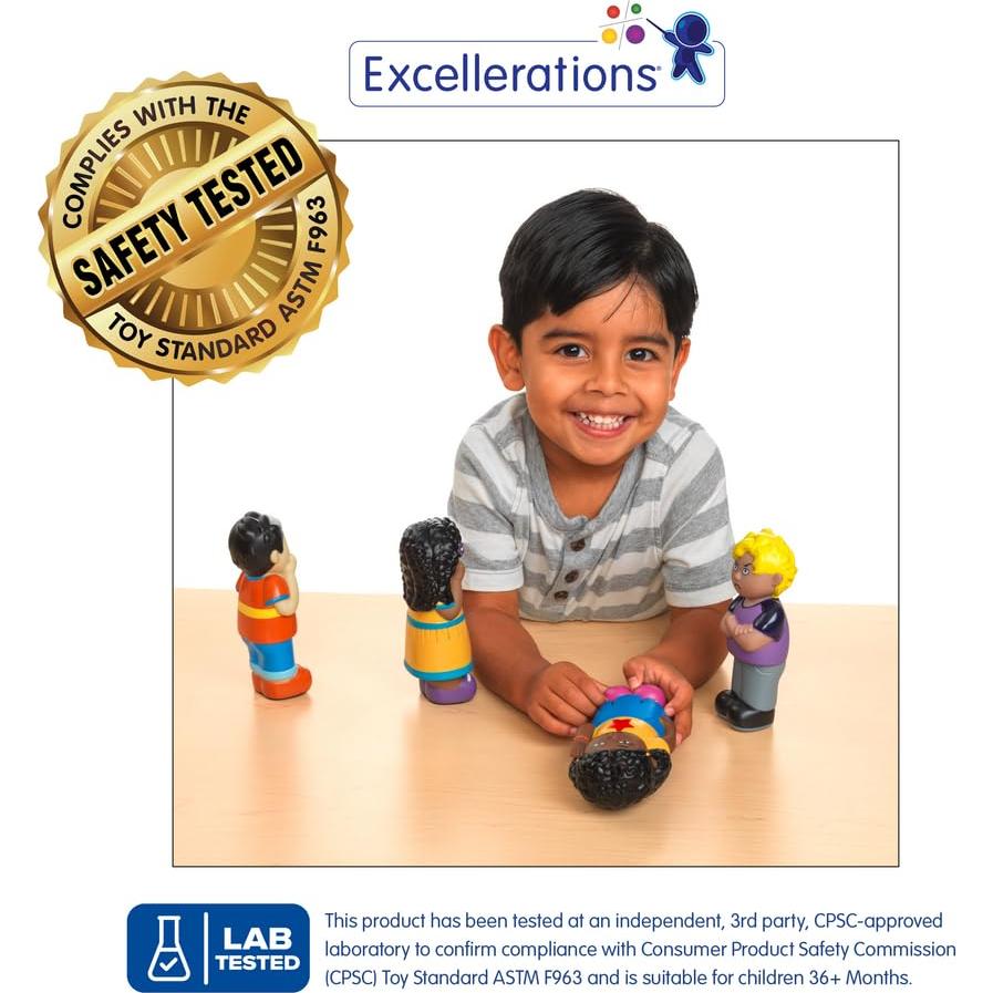 Set de 4 Figuras Moldeadas Suaves para Aprendizaje Emocional