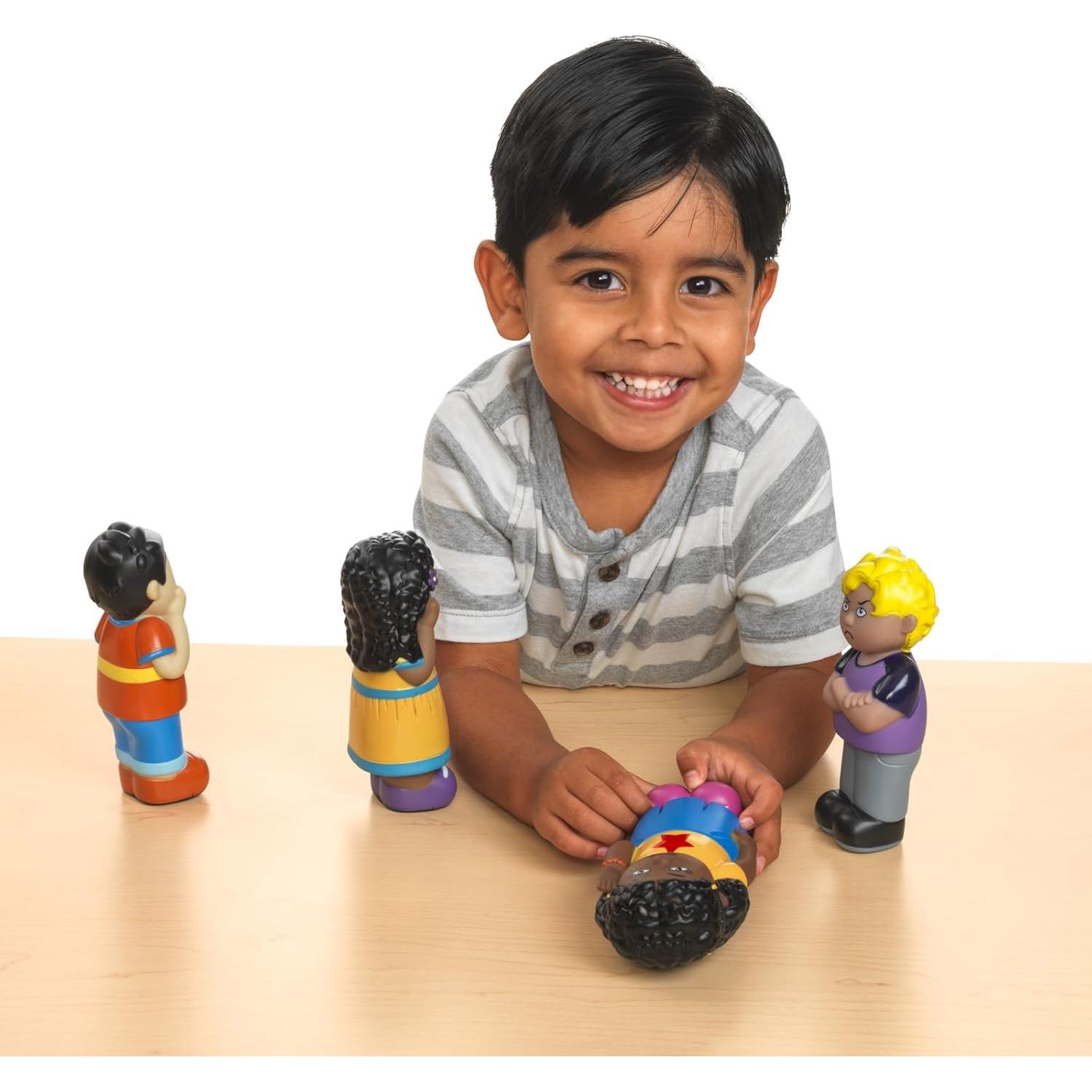 Set de 4 Figuras Moldeadas Suaves para Aprendizaje Emocional