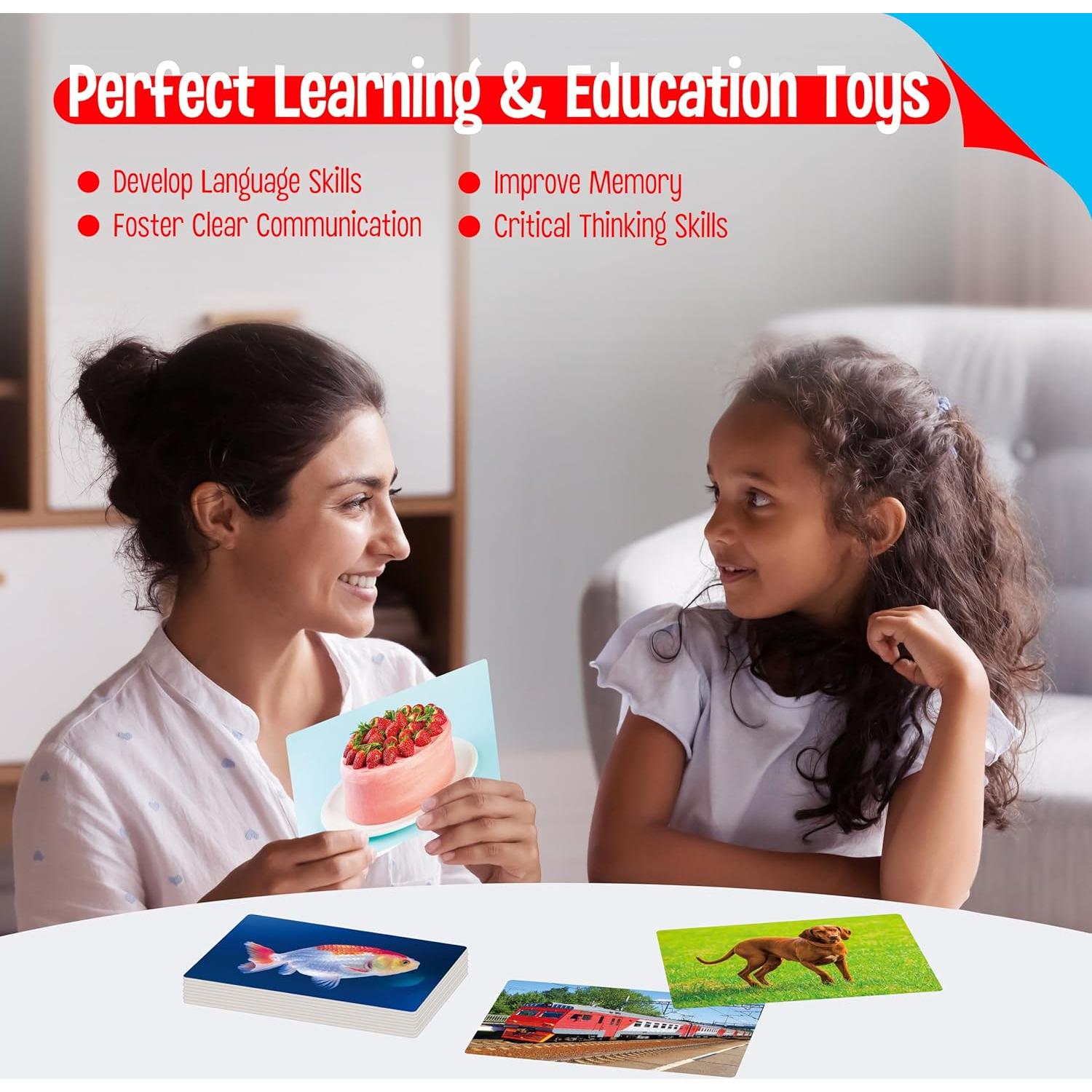 50 Tarjetas de Flash de Sustantivos SpriteGru - Aprendizaje Visual