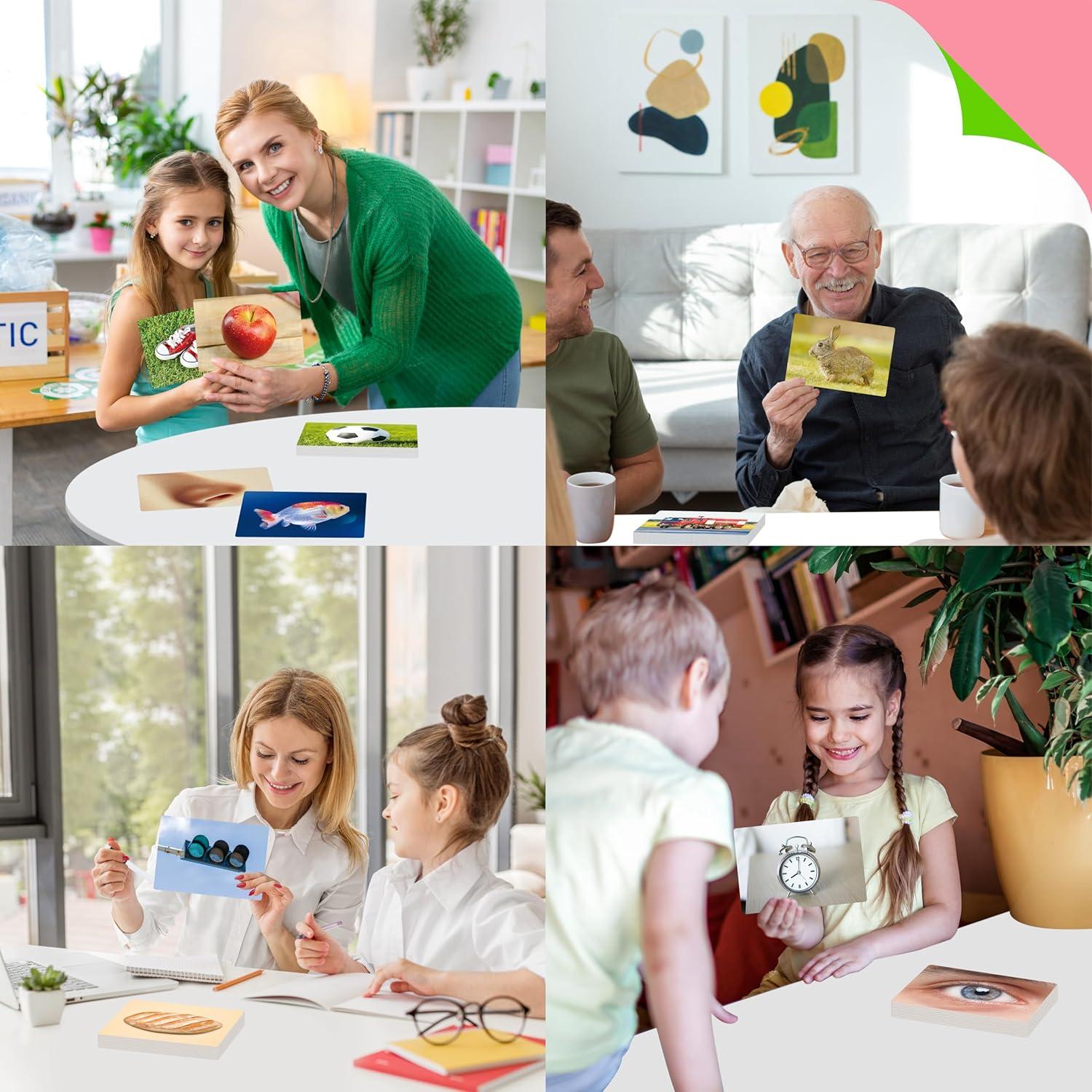 50 Tarjetas de Flash de Sustantivos SpriteGru - Aprendizaje Visual