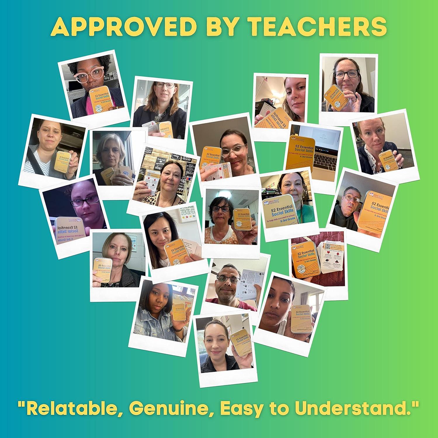 Mind Brain Emotion Kit de Habilidades Sociales 52 Tarjetas 5-9 Años