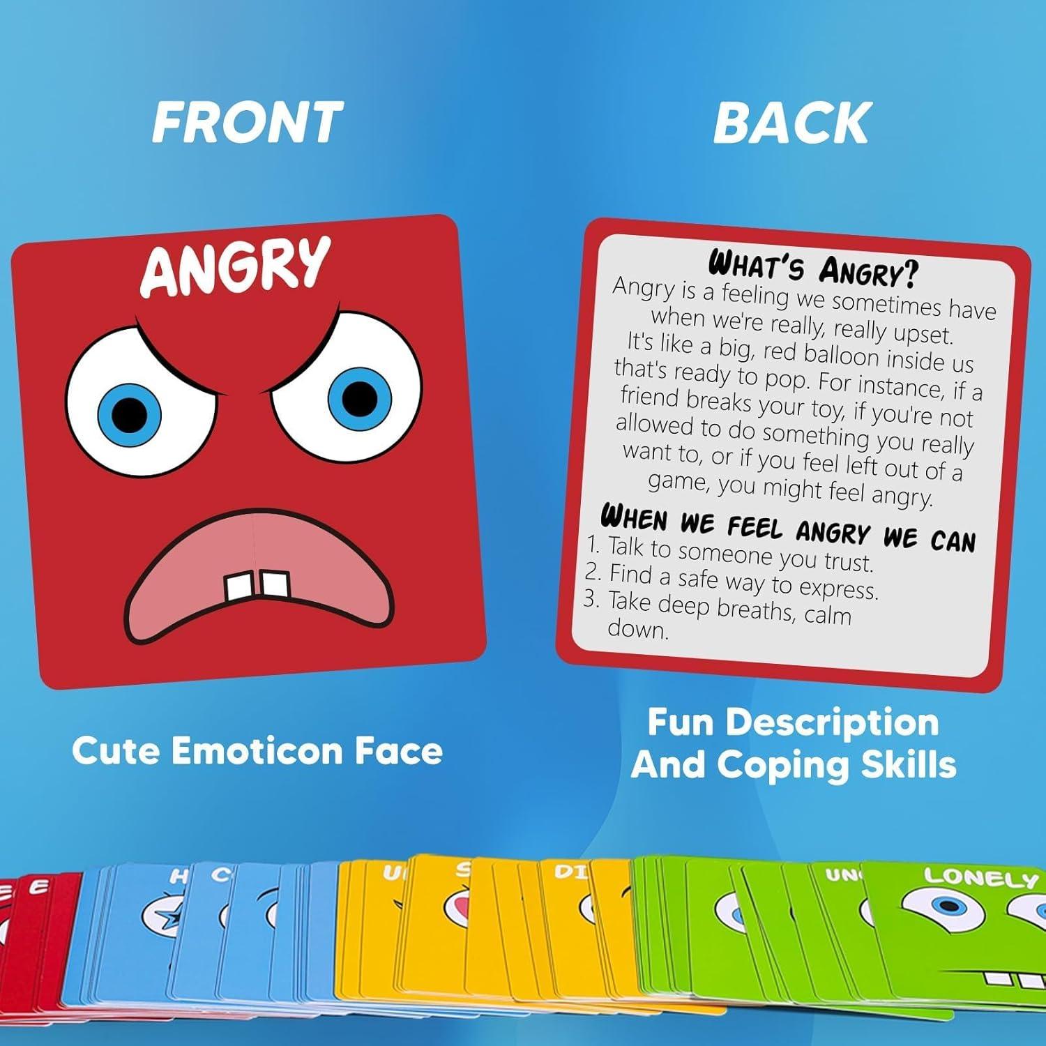 Juego de Cubos de Emociones Garybank para Niños 3+