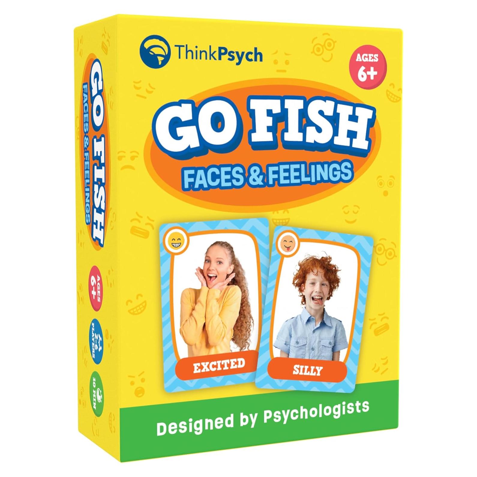 Juego de Cartas ThinkPsych Go Fish - Emociones para Niños 6+
