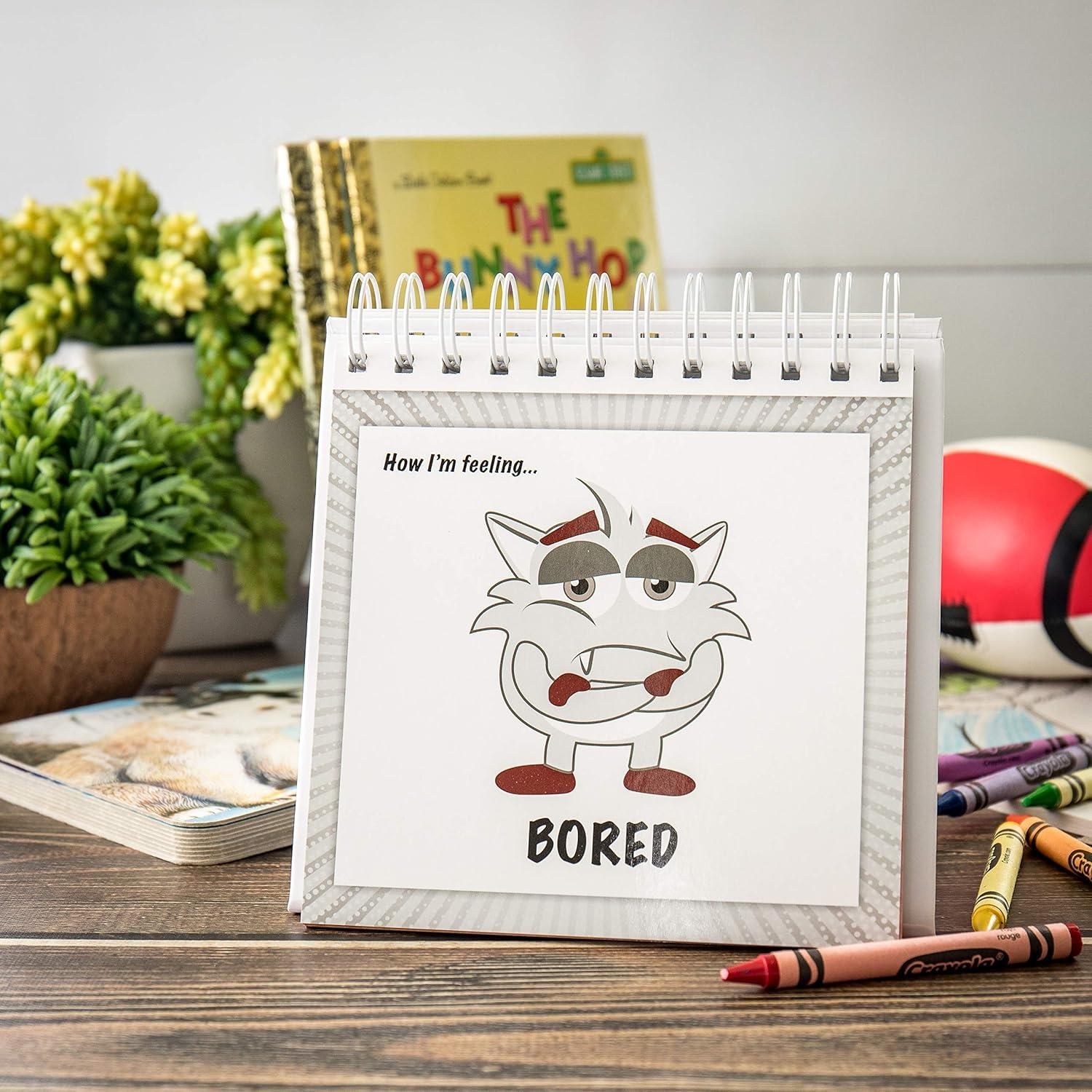 Libro de Estado de Ánimo para Niños - Cabell Creations - 20 Emociones