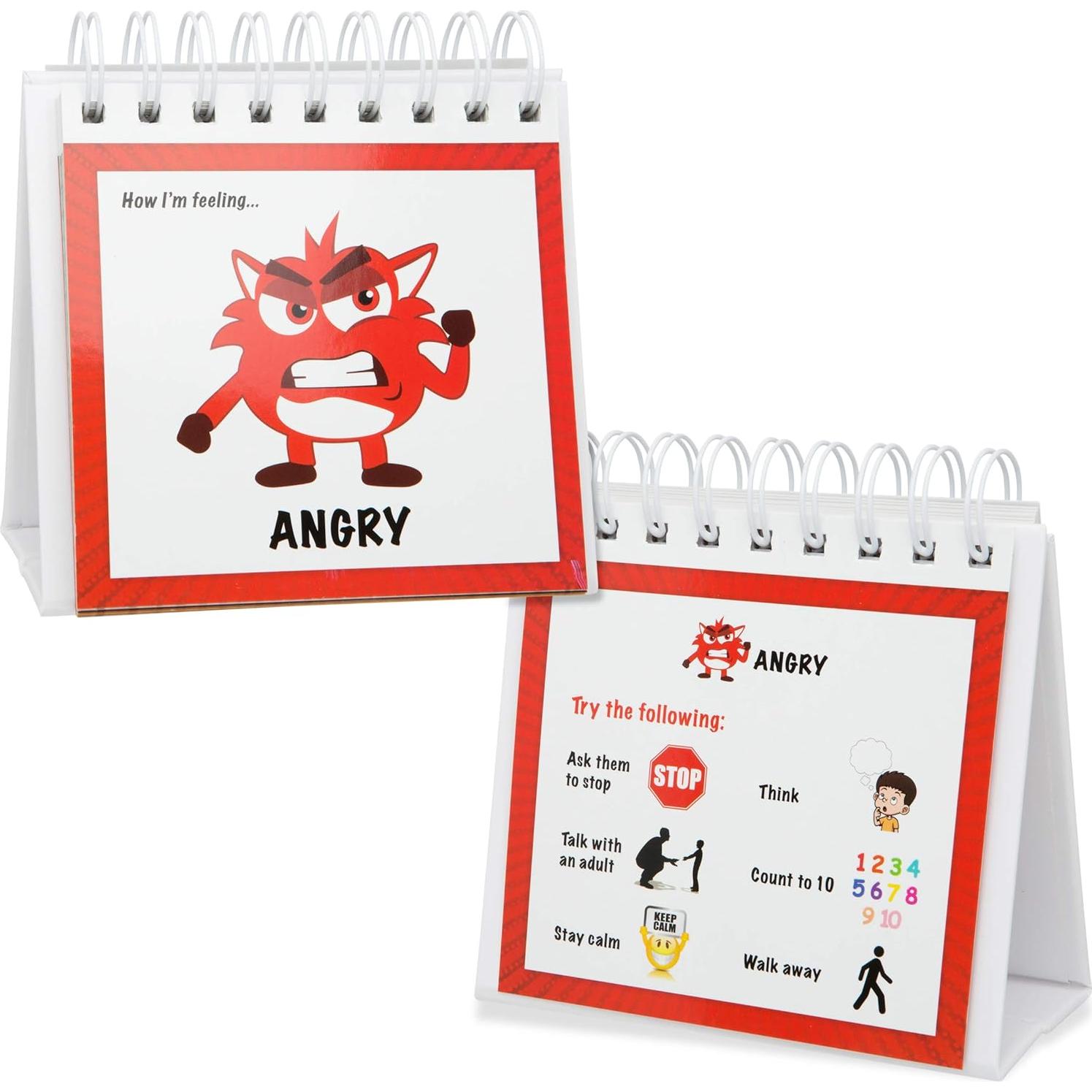 Libro de Estado de Ánimo para Niños - Cabell Creations - 20 Emociones