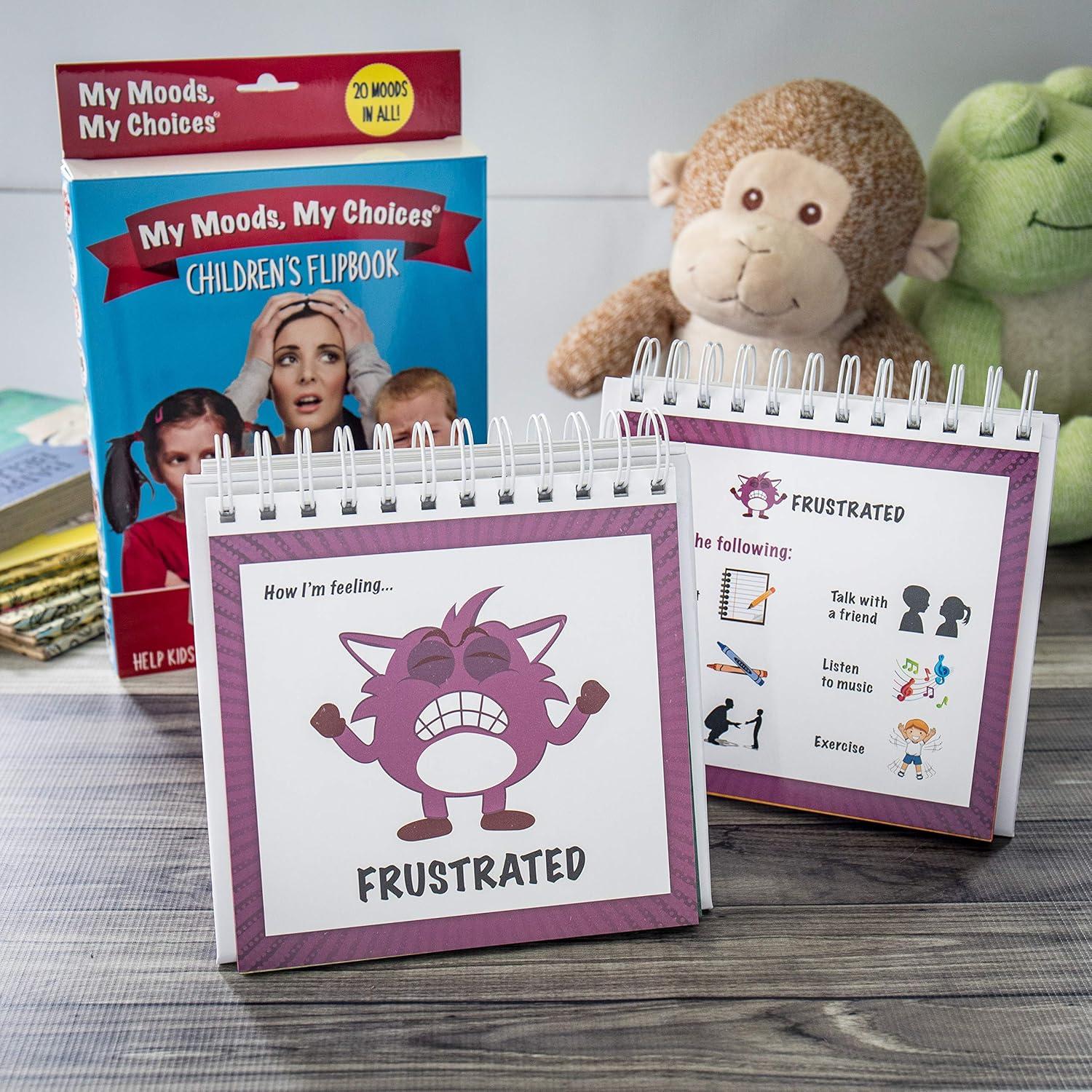 Libro de Estado de Ánimo para Niños - Cabell Creations - 20 Emociones