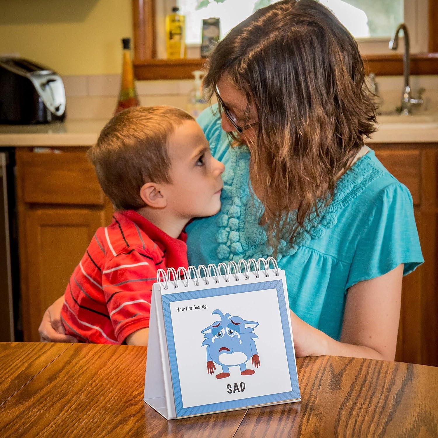 Libro de Estado de Ánimo para Niños - Cabell Creations - 20 Emociones