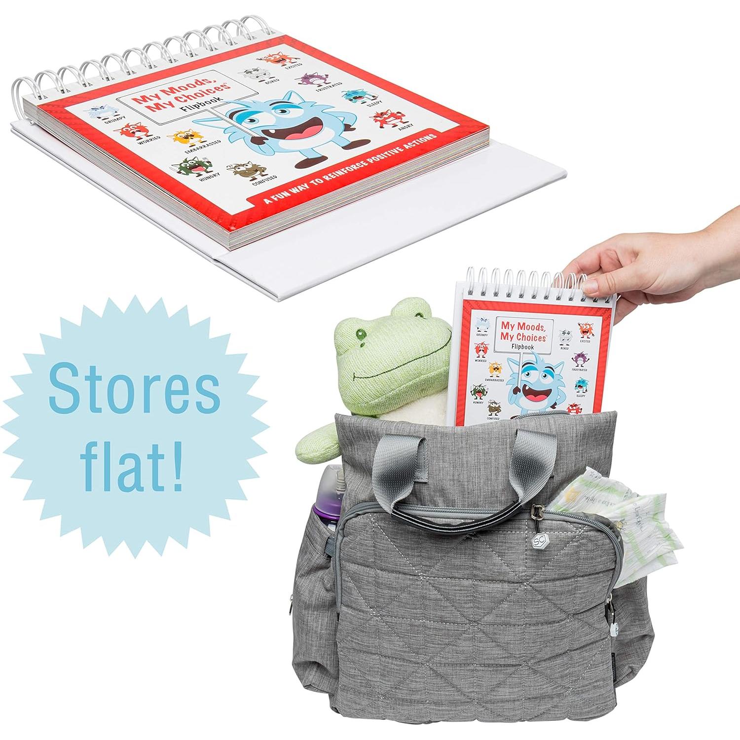 Libro de Estado de Ánimo para Niños - Cabell Creations - 20 Emociones