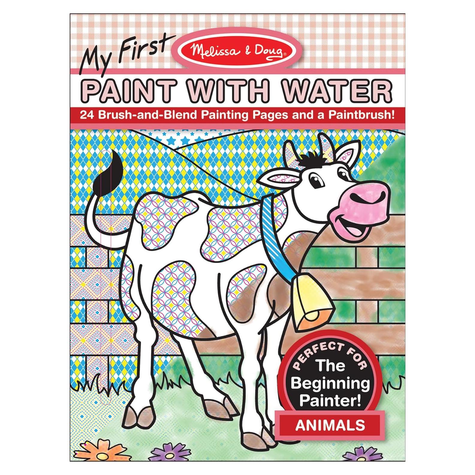 Libro de Pintura con Agua Melissa & Doug - Animales 24 Páginas