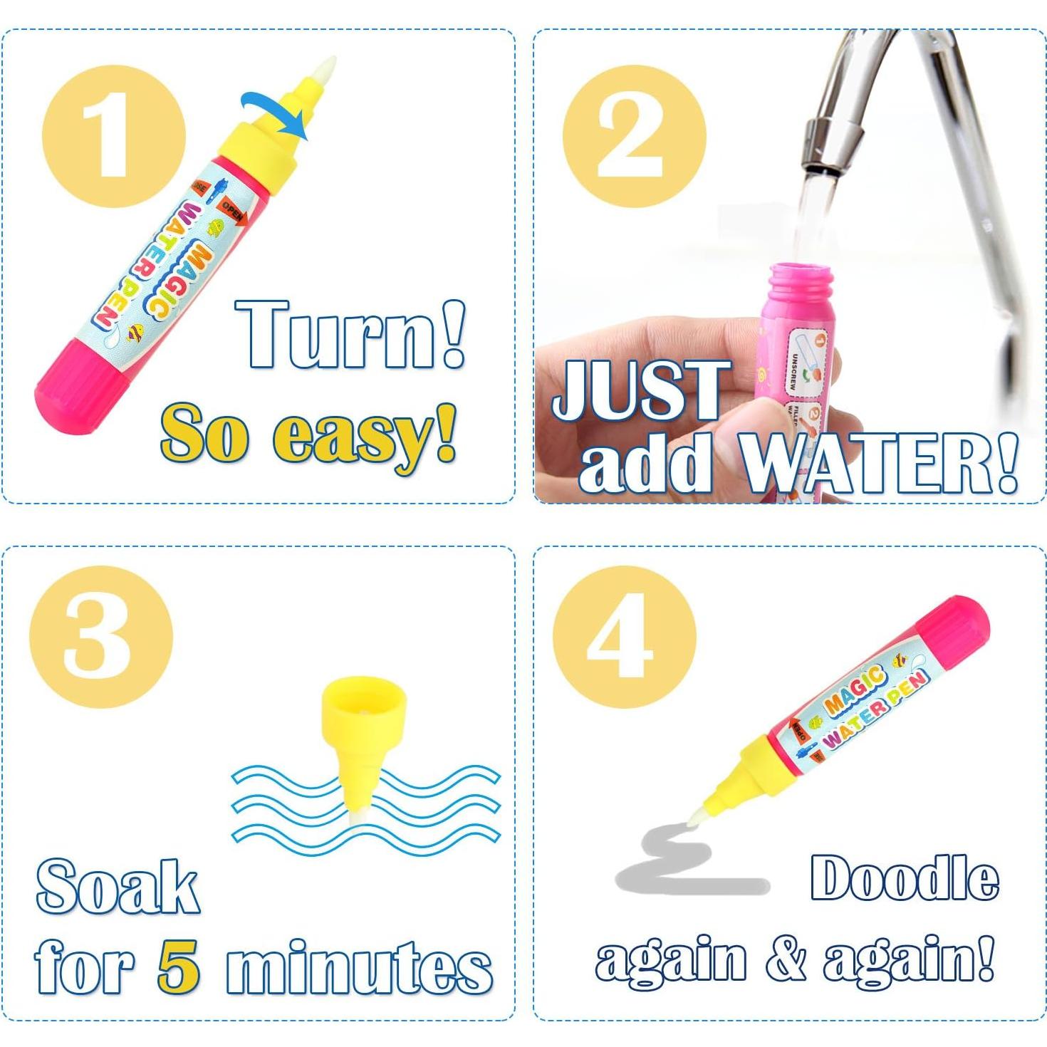 Tarjetas de Pintura Acuática Coolplay 26 Piezas Educativas