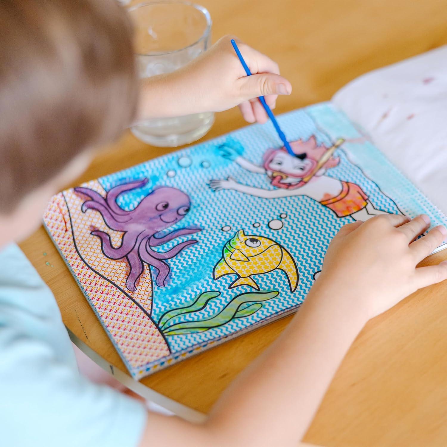 Bloc de Arte para Niños Melissa & Doug - Pintar con Agua 24 Páginas