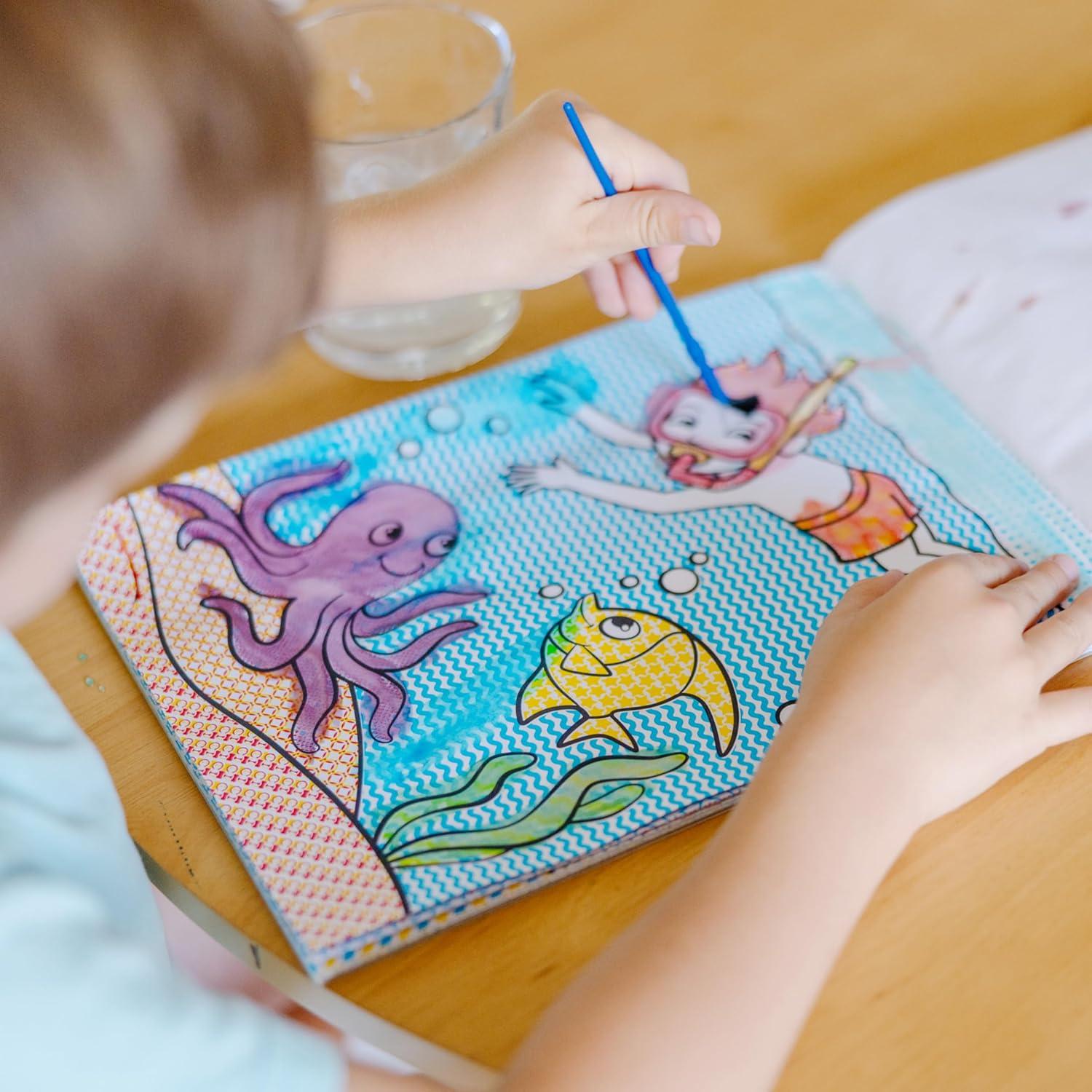 Bloc de Arte para Niños Melissa & Doug - Pintar con Agua 24 Páginas