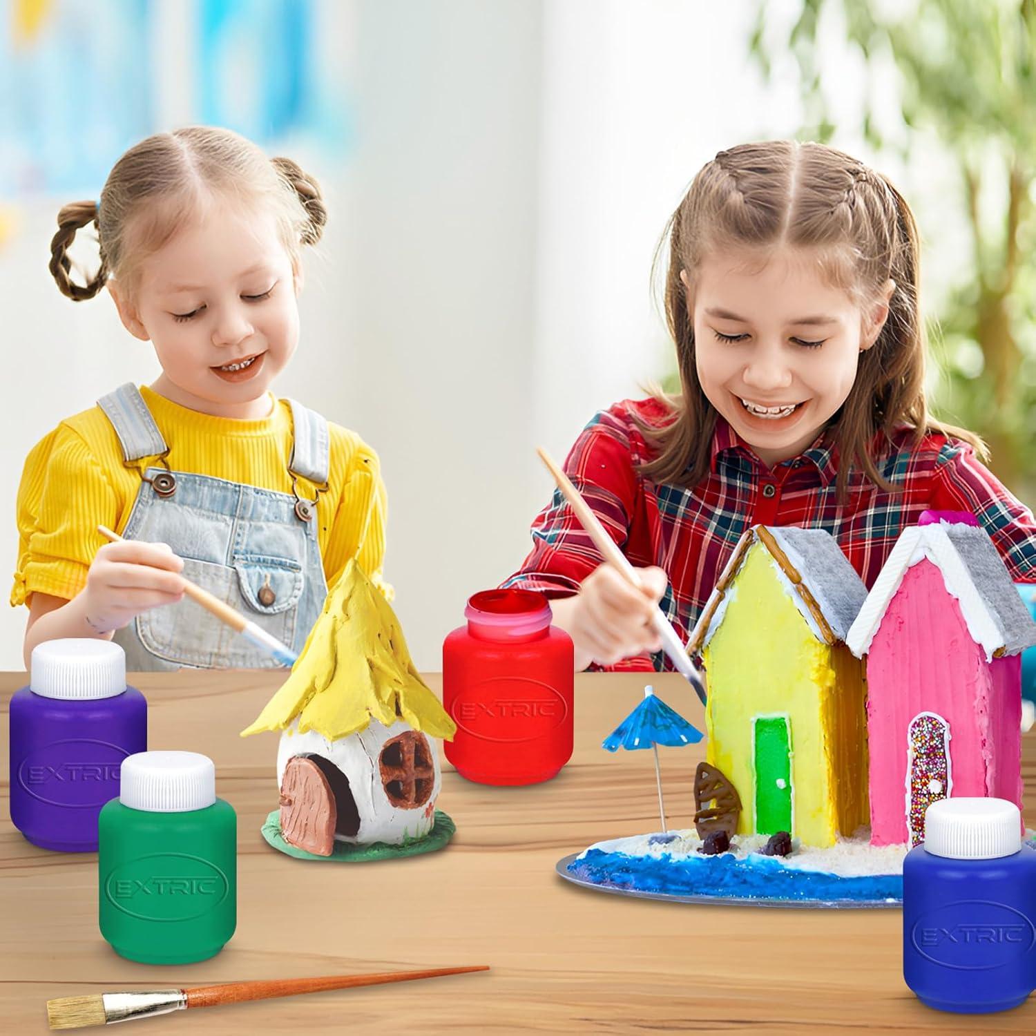 Juego de Pintura Lavable para Niños EXTRIC 8 Colores 2 oz